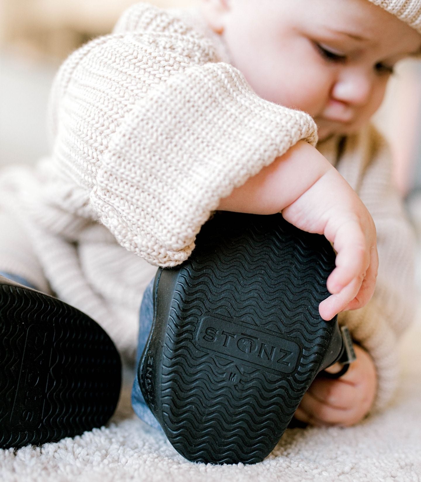 Toddler Booties - Stonz alt::Heather Grey