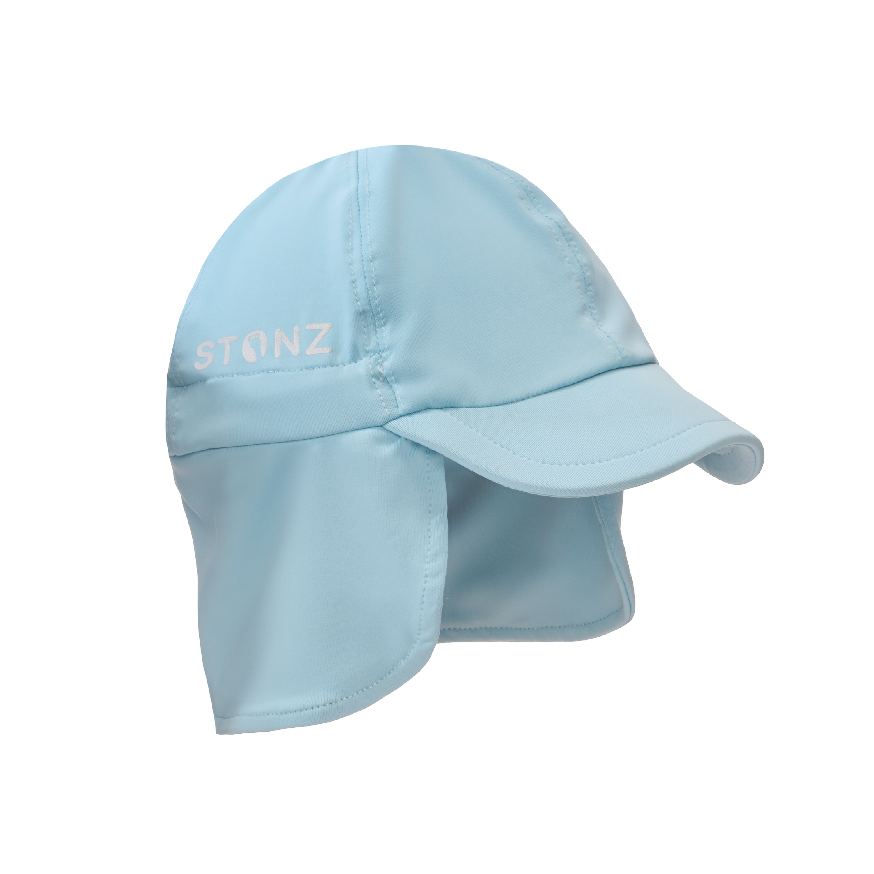Sun Flap Cap for Babies and Toddlers - Stonz alt::Haze Blue
