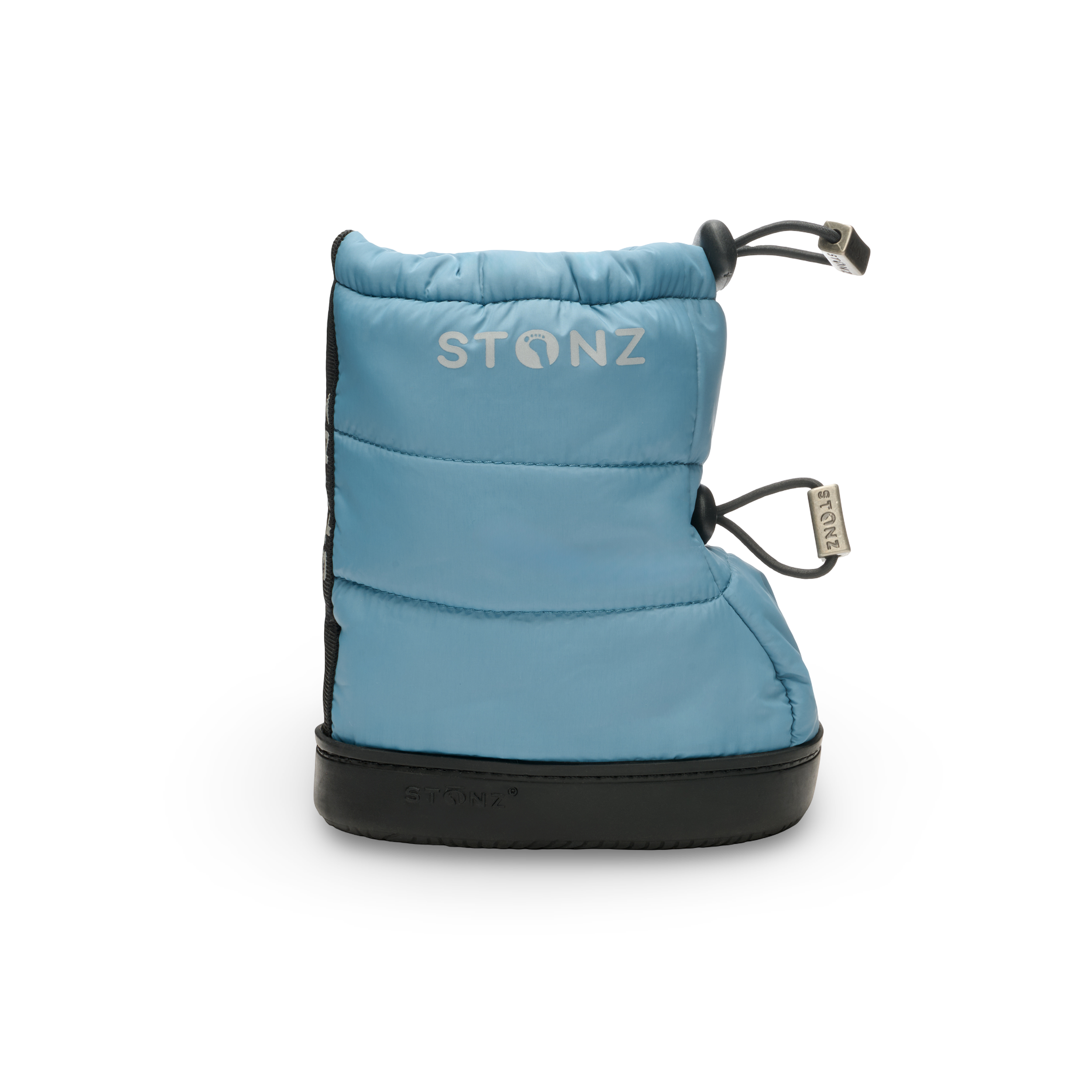 Puffer Bootie Toddler – Insulated, Water-Resistant Cold Weather Booties - Stonz alt::Denim