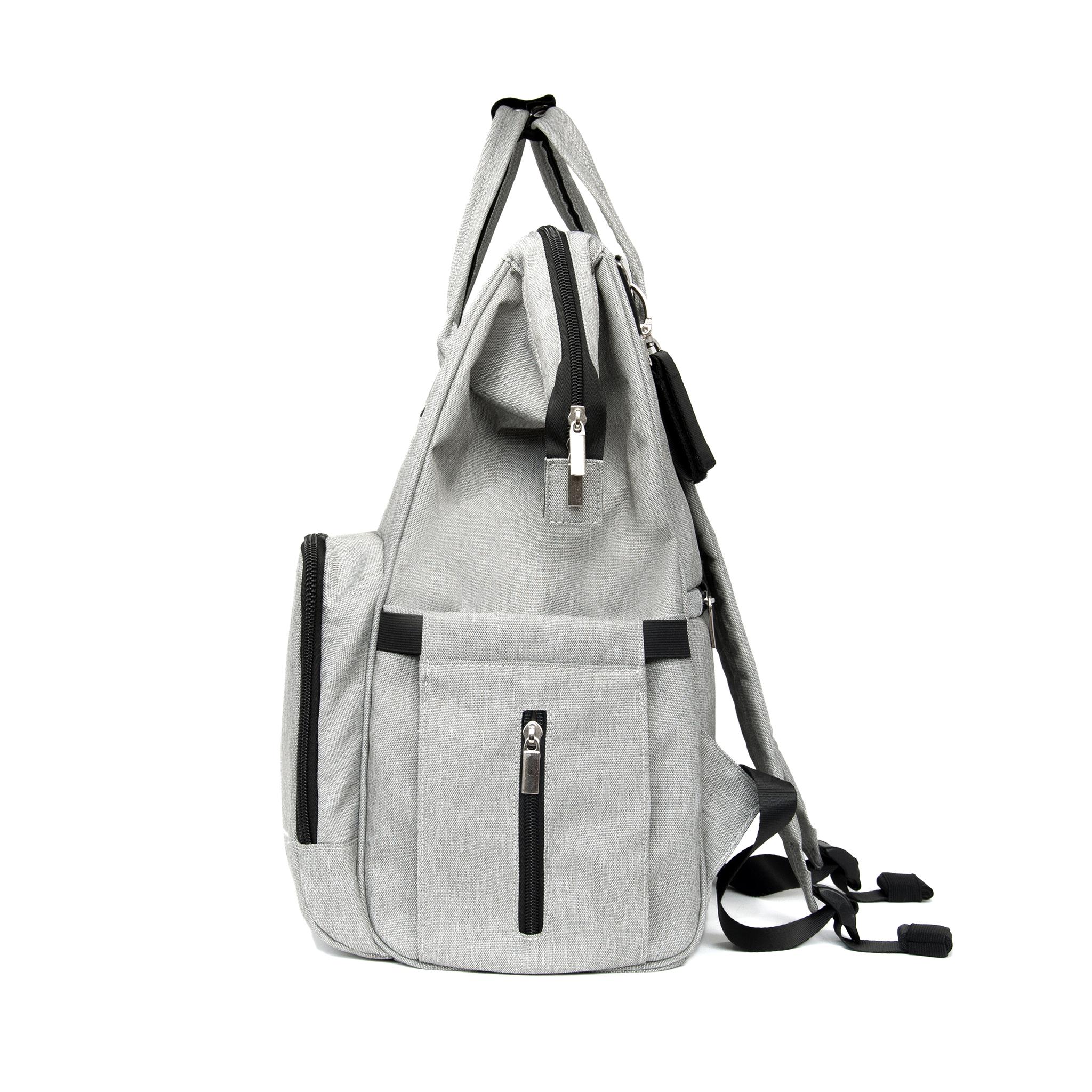 Diaper Backpack - SALE - Stonz alt::Light Grey