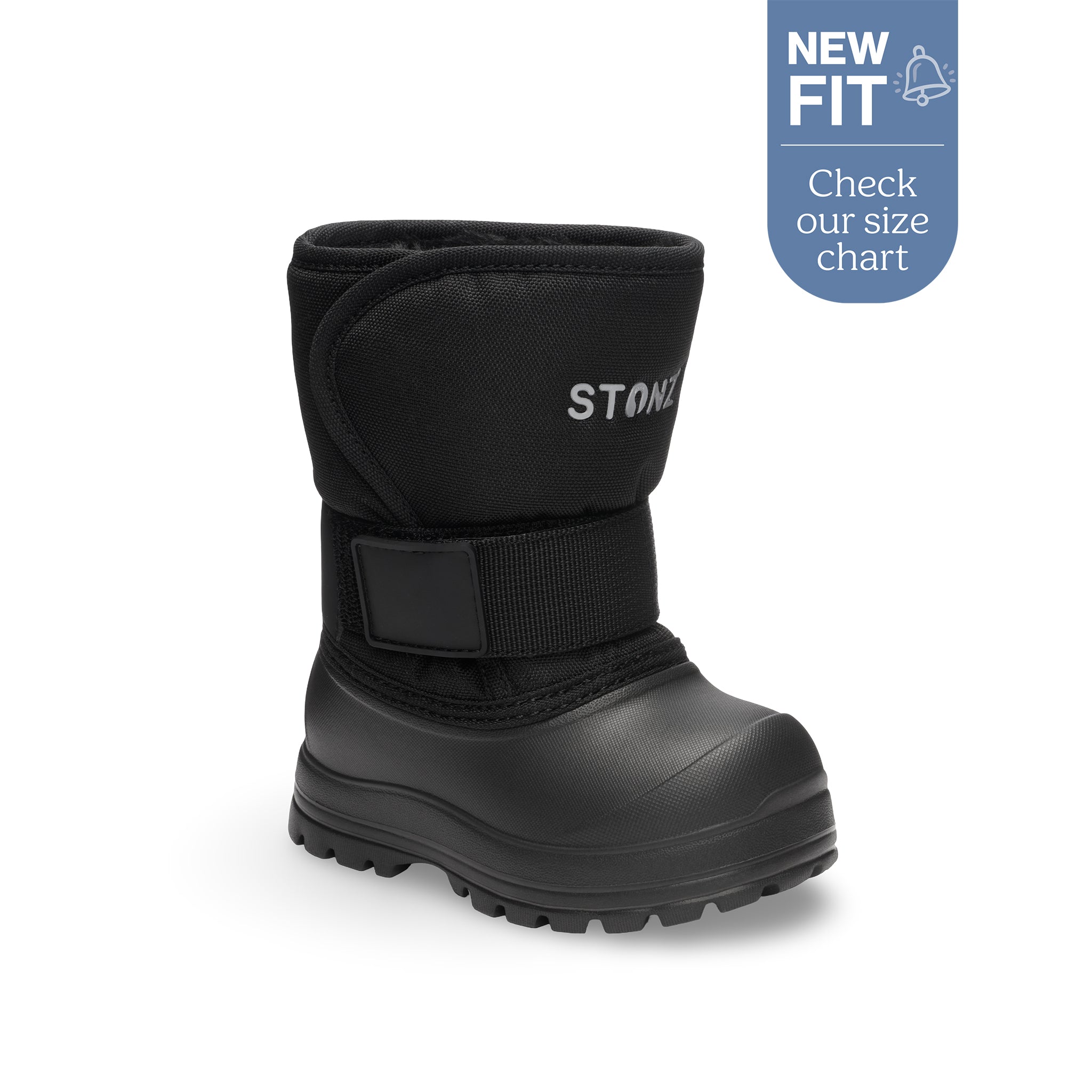 Trek Toddler Lightweight Insulated Winter Boot - Stonz alt::Black
