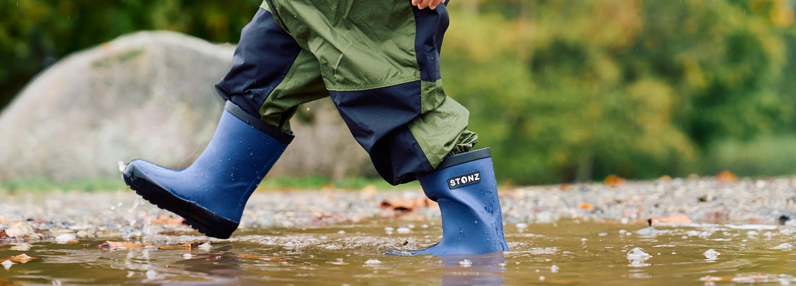 Kid in Stonz Rainboots