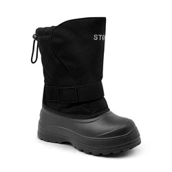 Stonz Trek kid in black with unbeatable lightweight design, side View