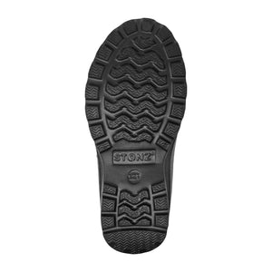 Stonz Trek kid in black unbeatable lightweight design, sole View