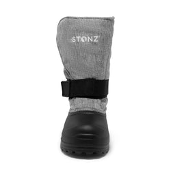 Stonz Trek kid in heather grey unbeatable lightweight design, front View