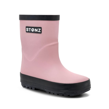 Stonz Rain Boots Metallic Haze Pink
