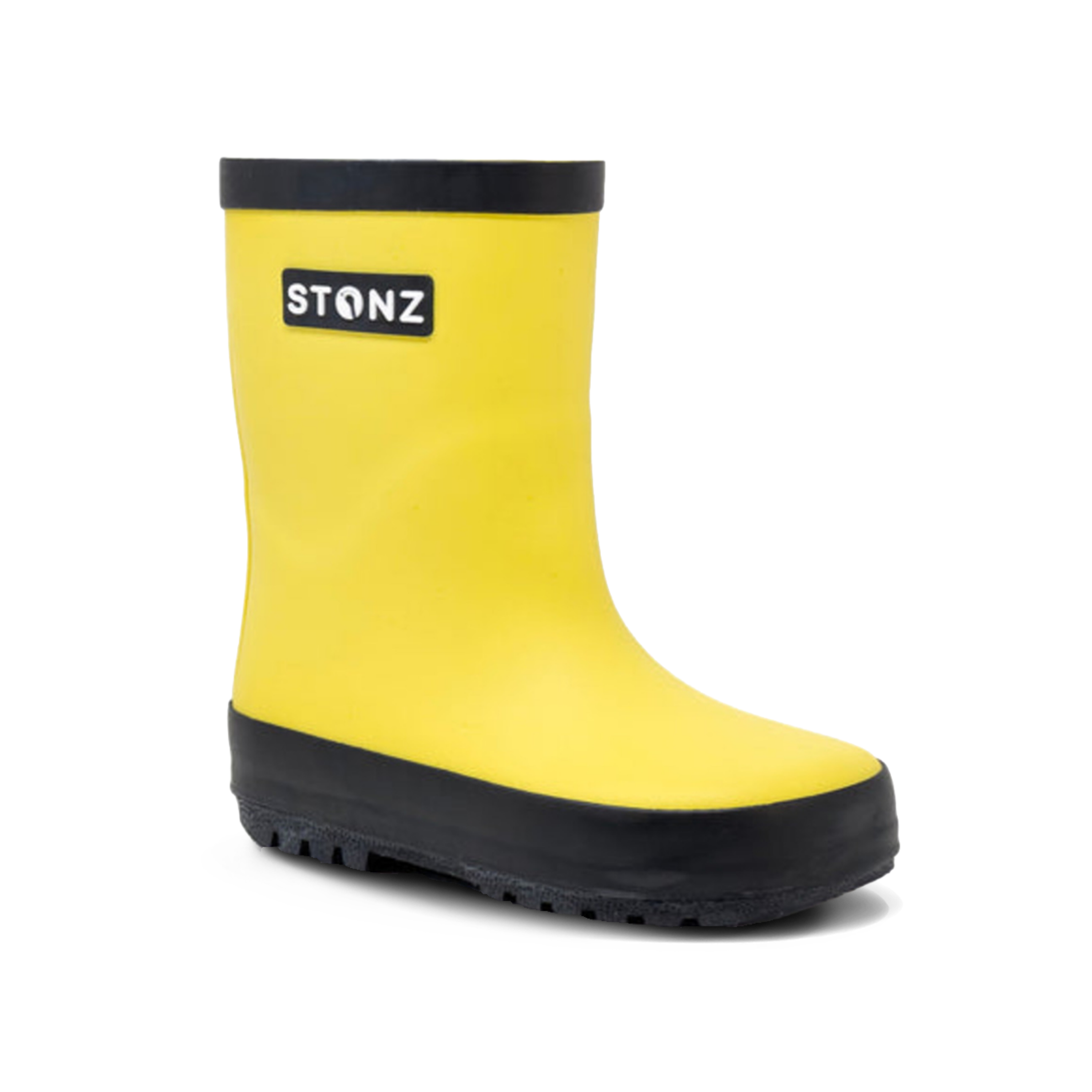 Waterproof Rain Boots for Toddlers and Kids - Stonz alt::Yellow/Black