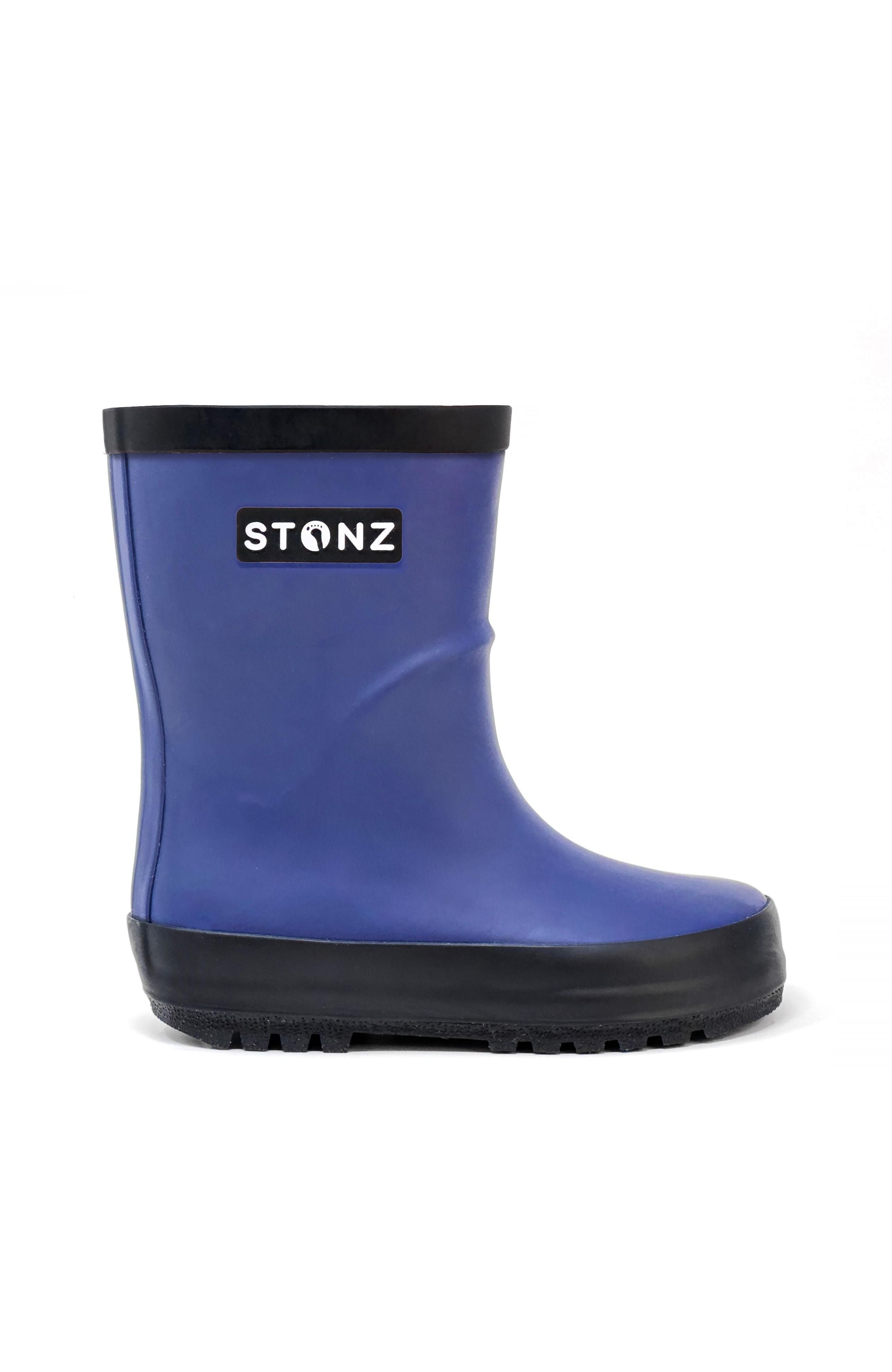 Kids' Waterproof Rain Boots - Print - Stonz alt::Navy