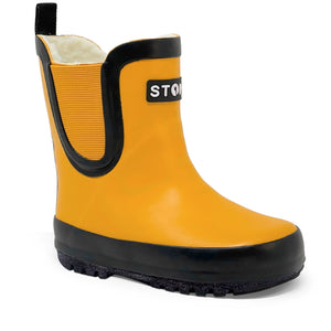 Stonz urban boot in sunflower side view 