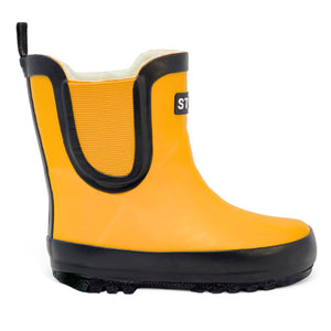 Stonz urban boot in sunflower side view 