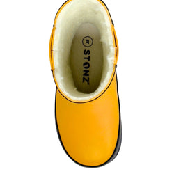 Stonz urban boot in sunflower inside view 