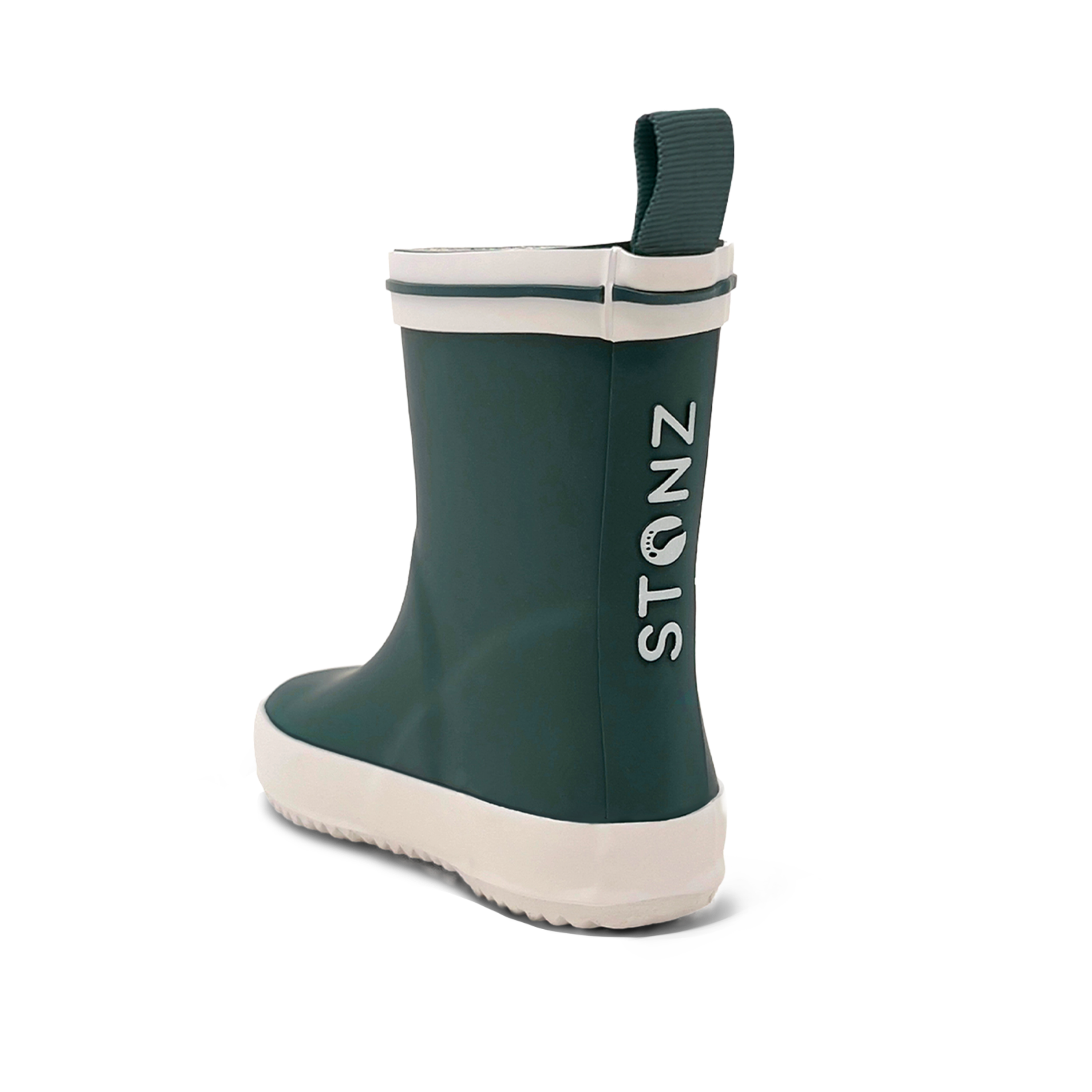 Waterproof Retro Rain Boots for Toddlers and Kids - Stonz alt::Rainforest