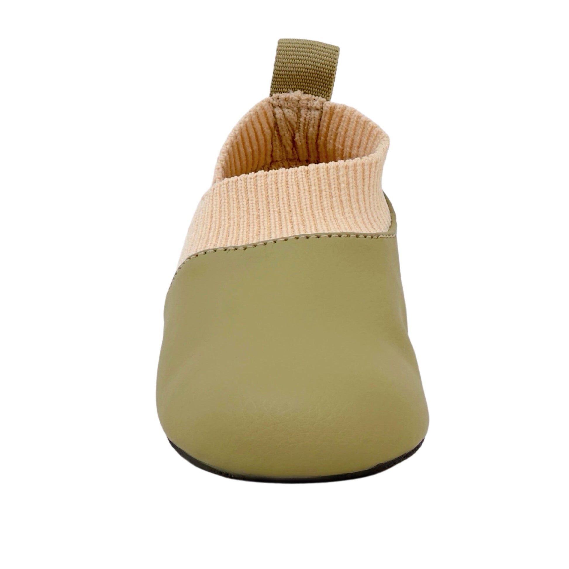 Baby Yale Shoes - Stonz alt::Olive-Smoky Cream