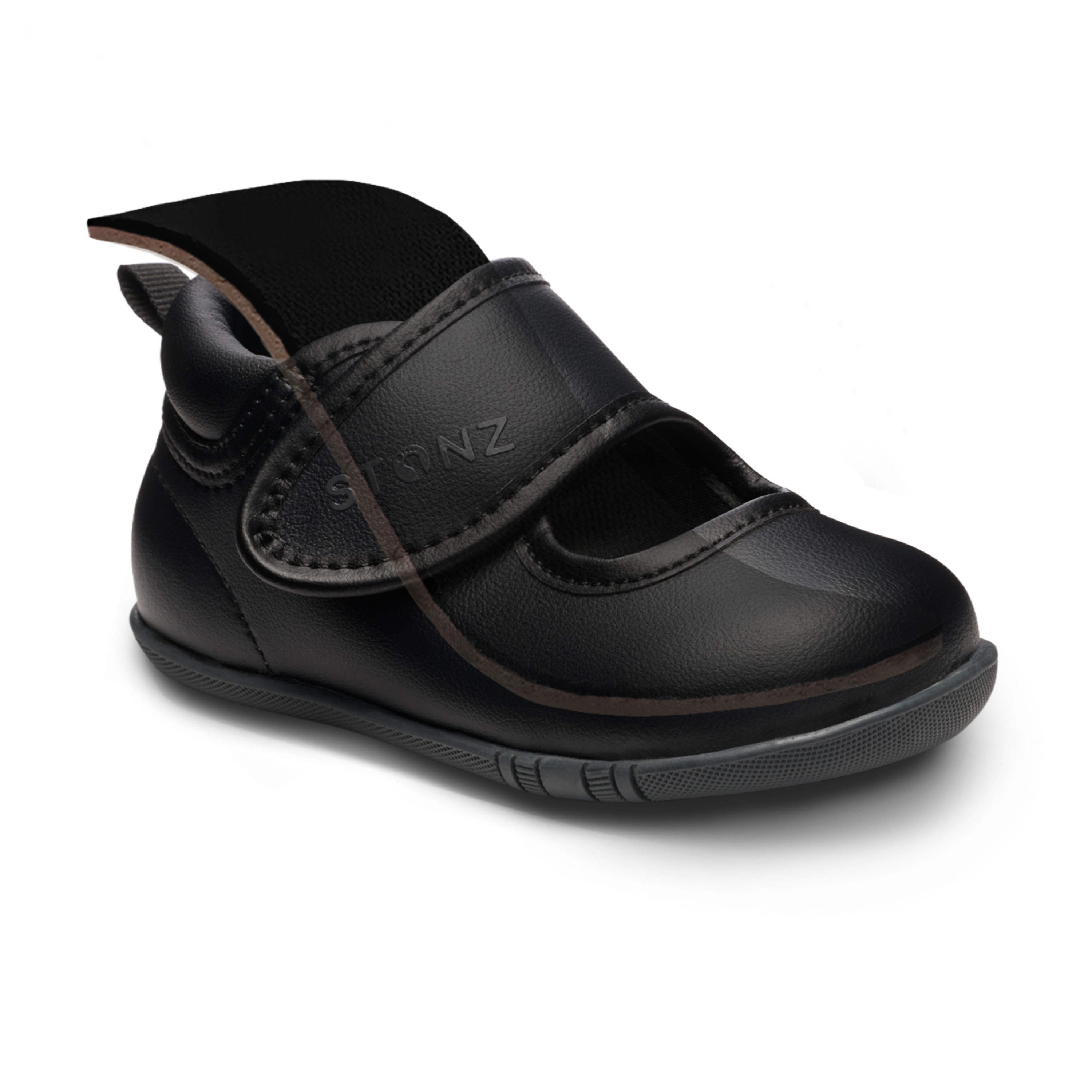 Cruiser Mary Jane Dressy Baby - Stonz alt::Black