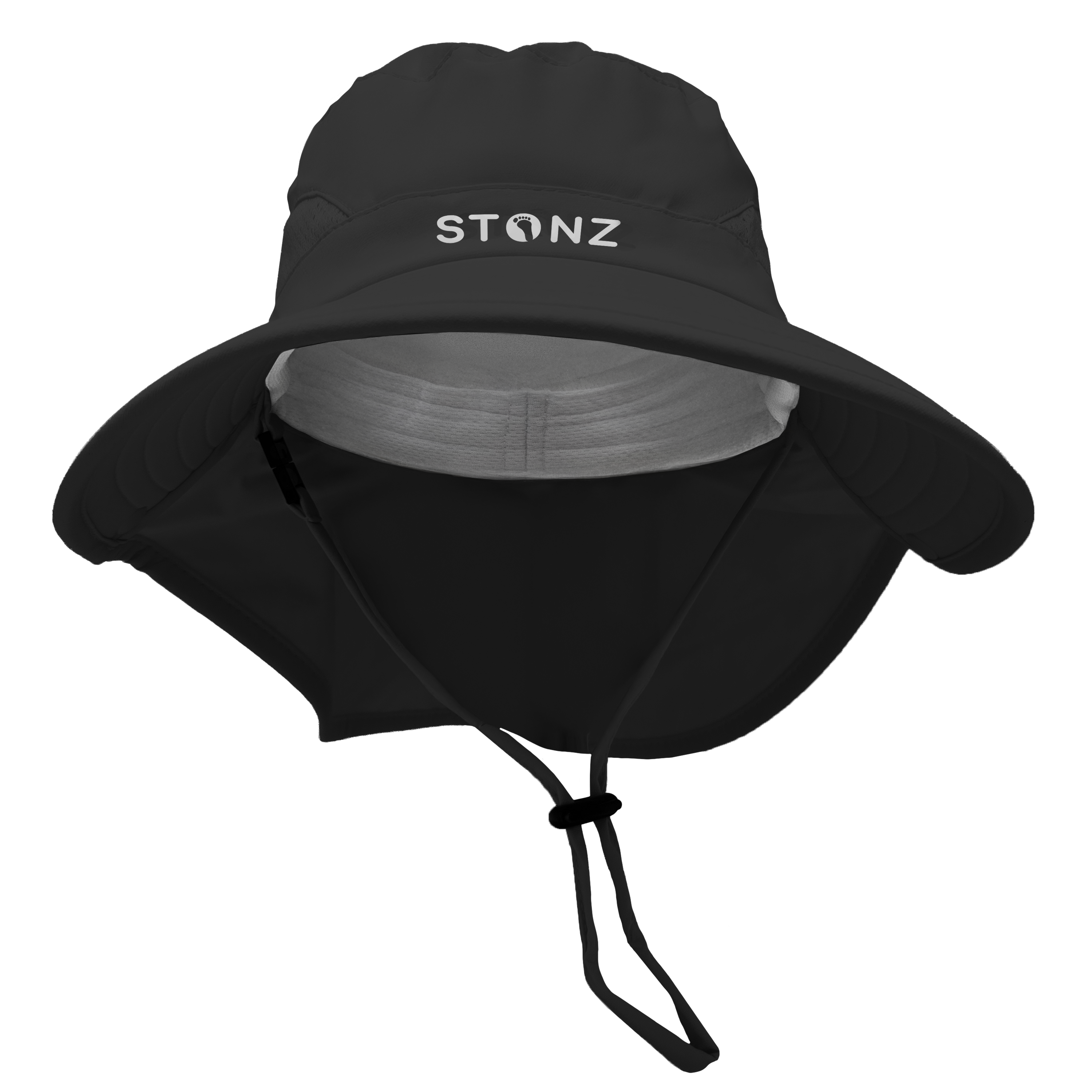 Explorer Sun Hat for Babies, Toddlers and Kids - Stonz alt::Black