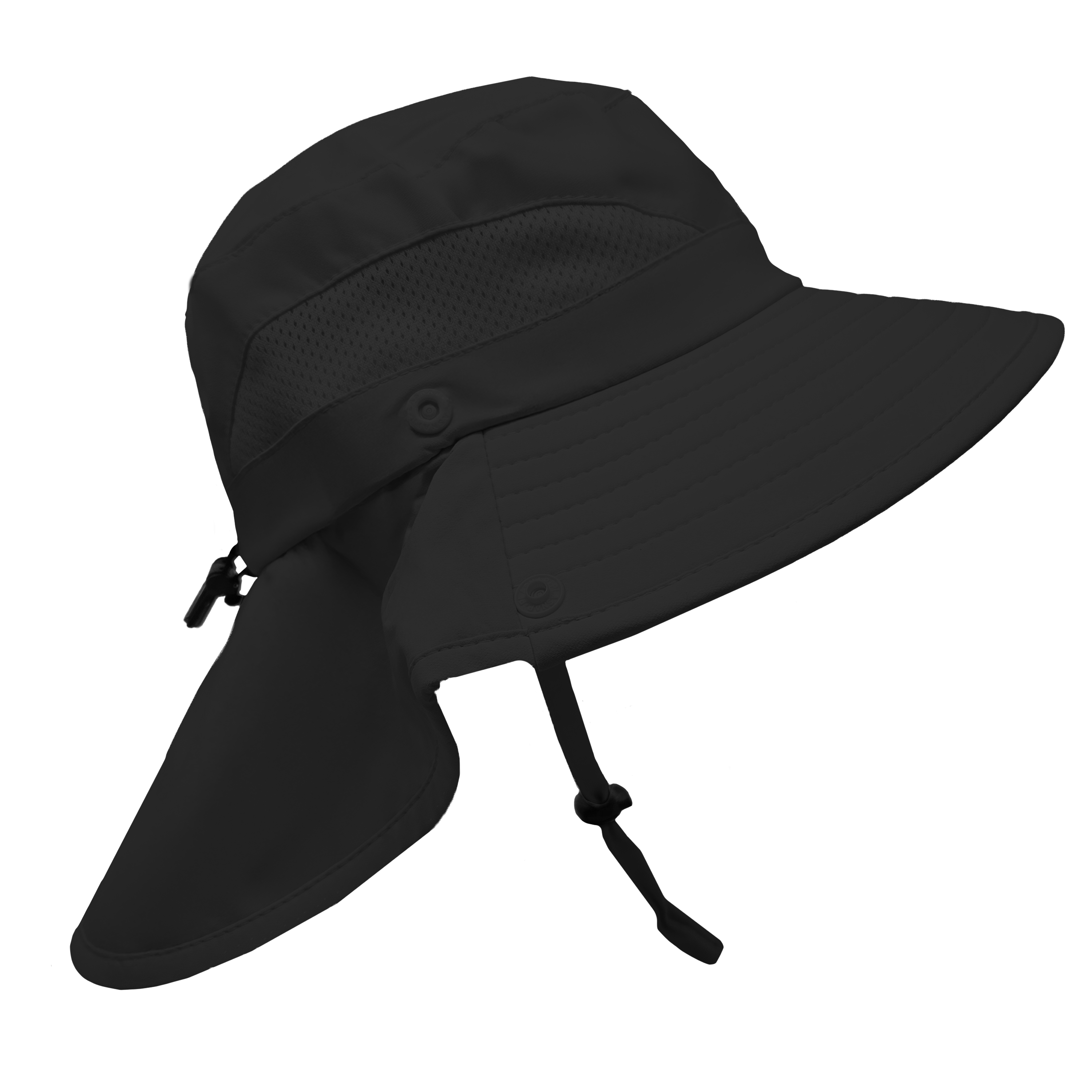 Explorer Sun Hat for Babies, Toddlers and Kids - Stonz alt::Black
