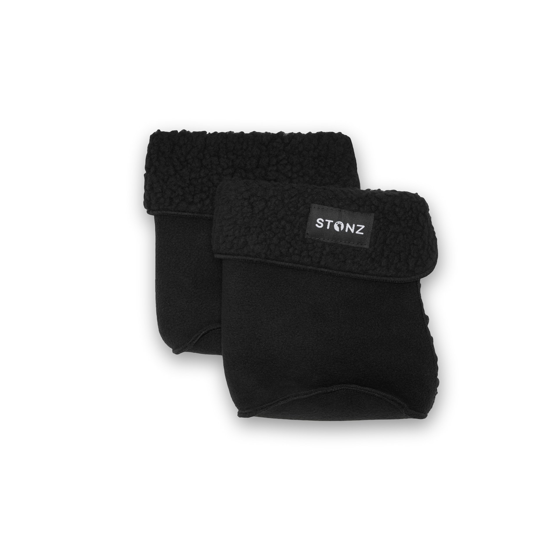 Bootie Liners for Babies & Toddlers – Extra Warm Fleece Layer - Stonz alt::Black