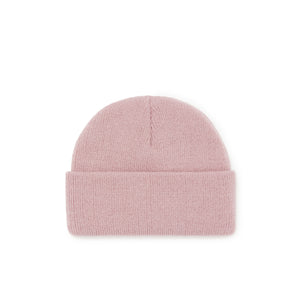 Stonz winter beanie in Haze Pink with modern style, soft & warm and machine washable Bcakview.