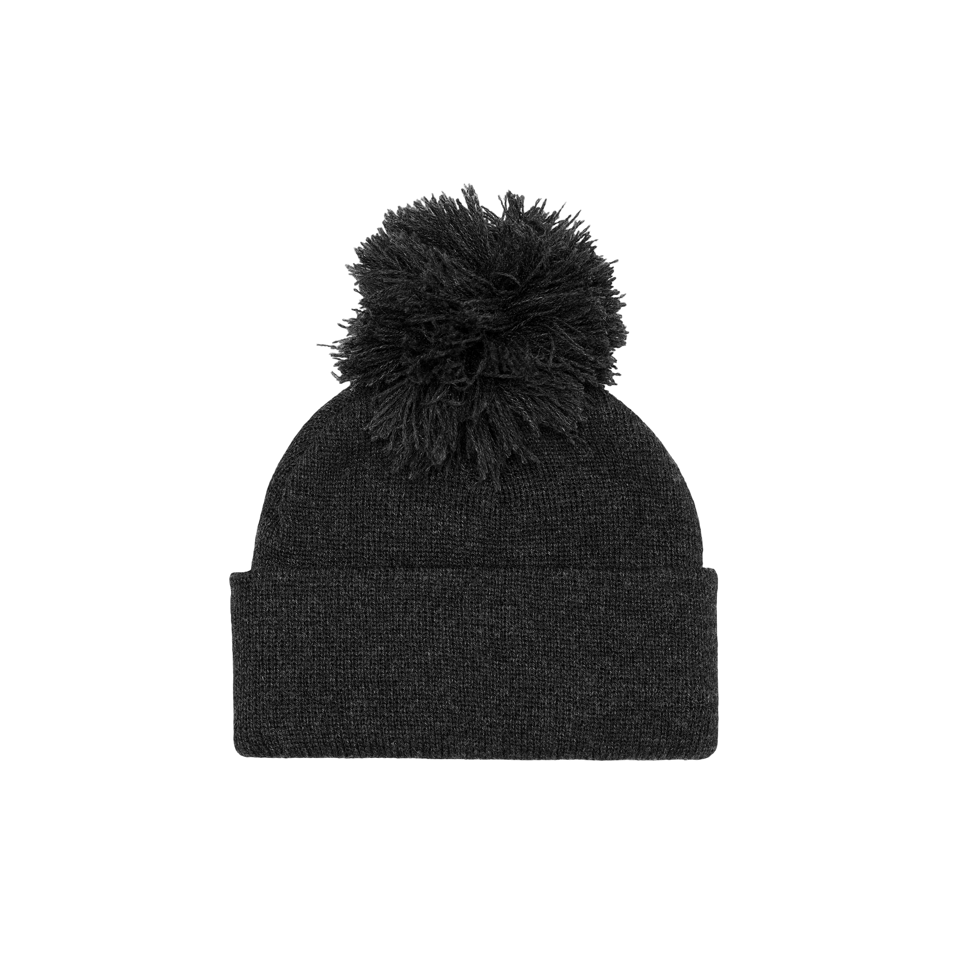 Pom Beanie for Babies, Toddlers and Kids - Stonz alt::Heather Charcoal