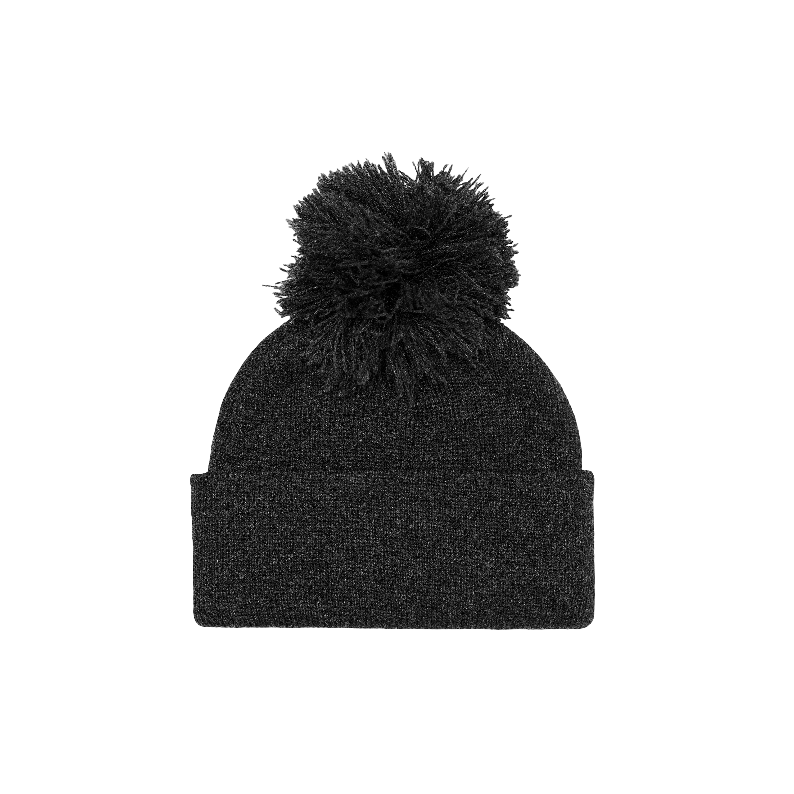 Pom Beanie for Babies, Toddlers and Kids - Stonz alt::Heather Charcoal
