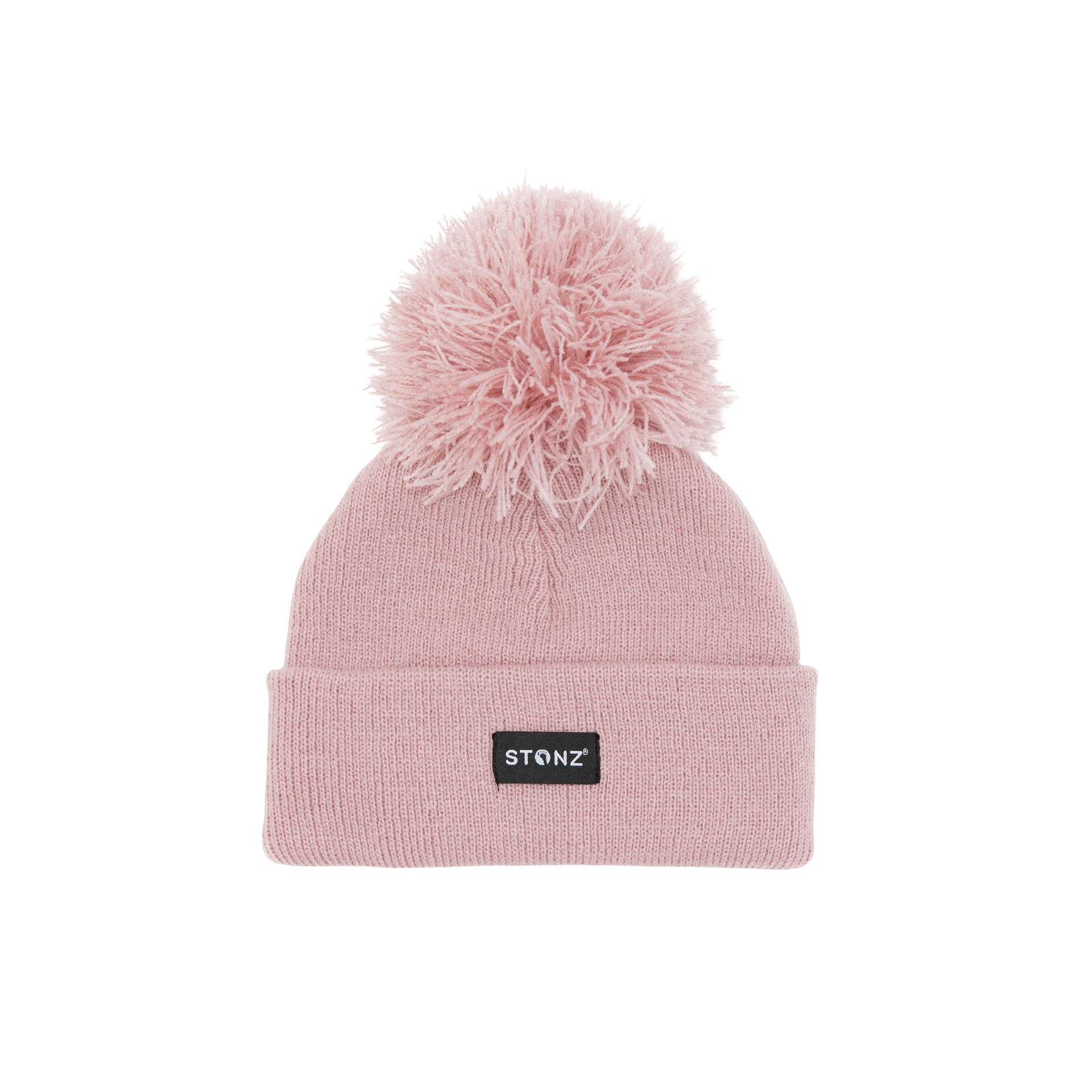 Pom Beanie for Babies, Toddlers and Kids - Stonz alt::Haze Pink