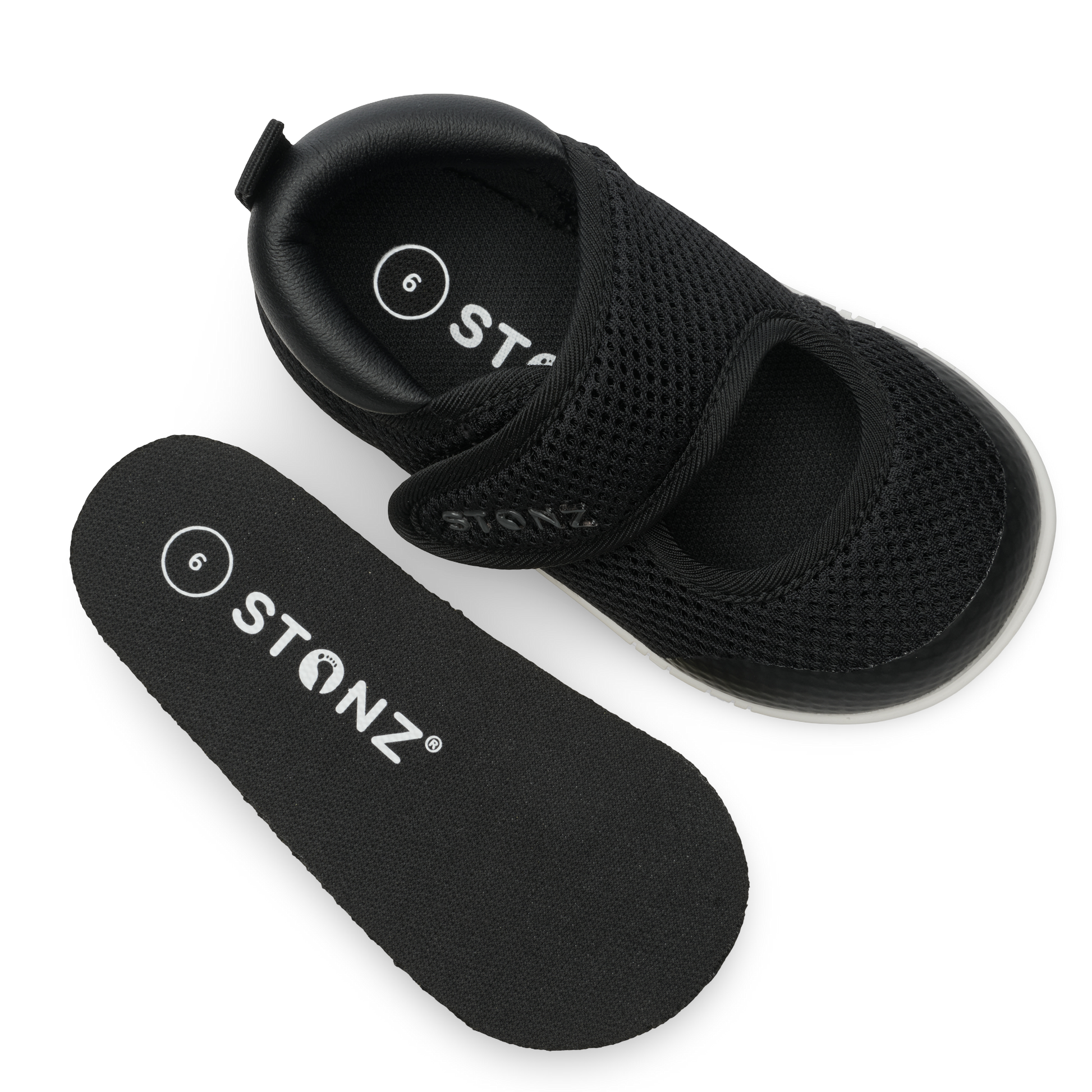 Cruiser Original Mary Jane Shoes for Babies - Stonz alt::Black