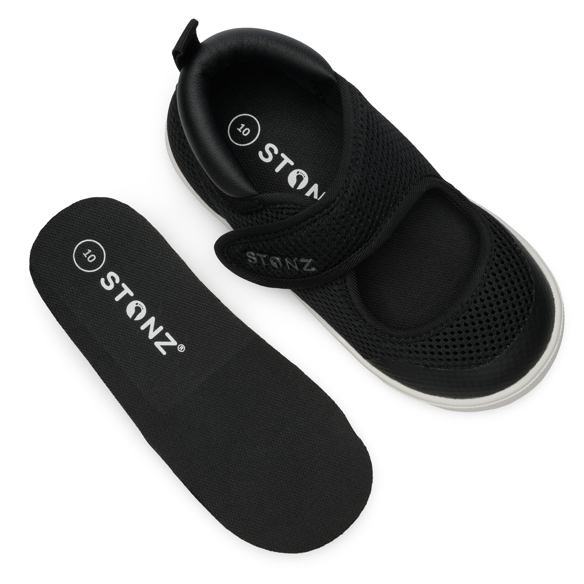 Cruiser Original Mary Jane Shoes for Toddlers - Stonz alt::Black