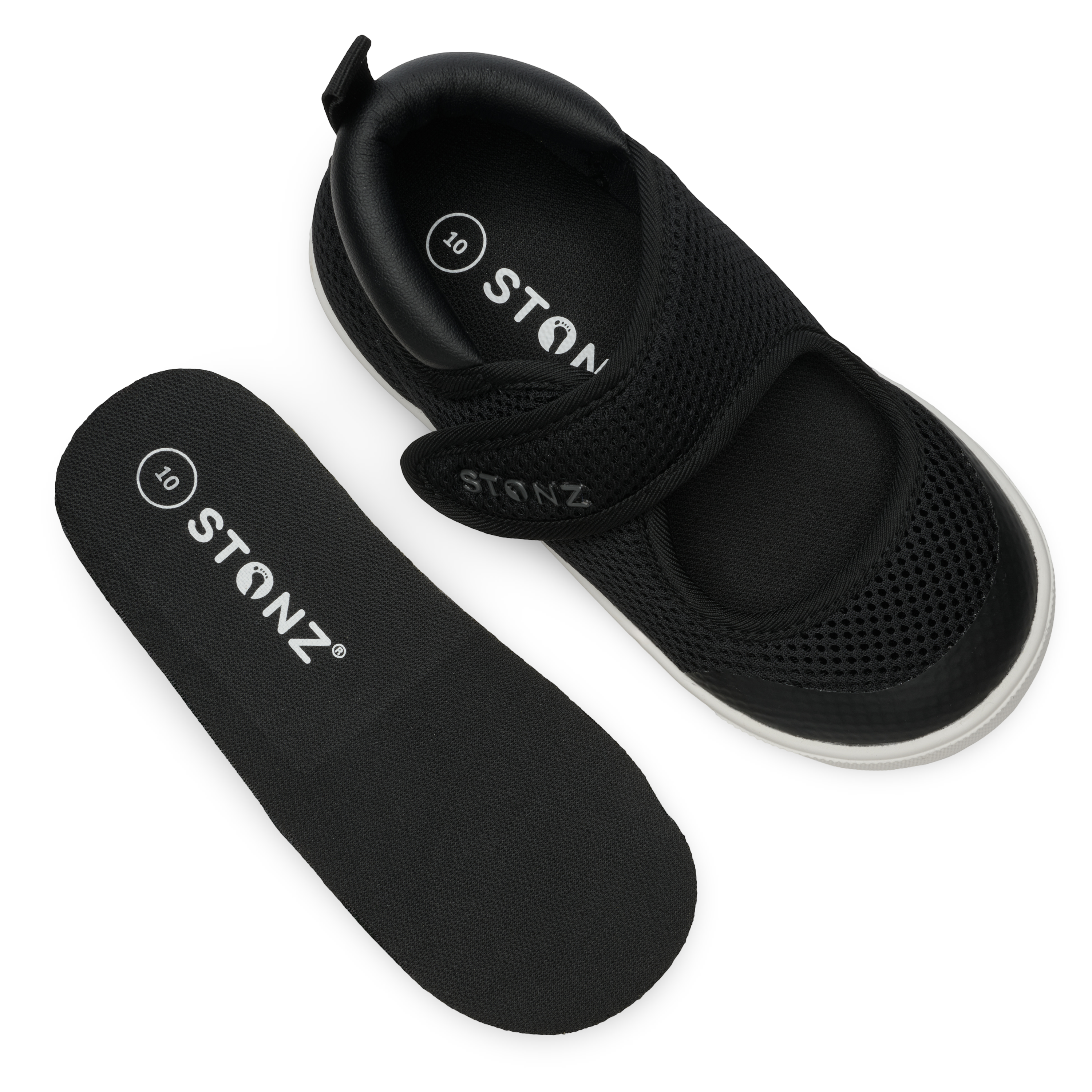 Cruiser Original Mary Jane Shoes for Toddlers - Stonz alt::Black