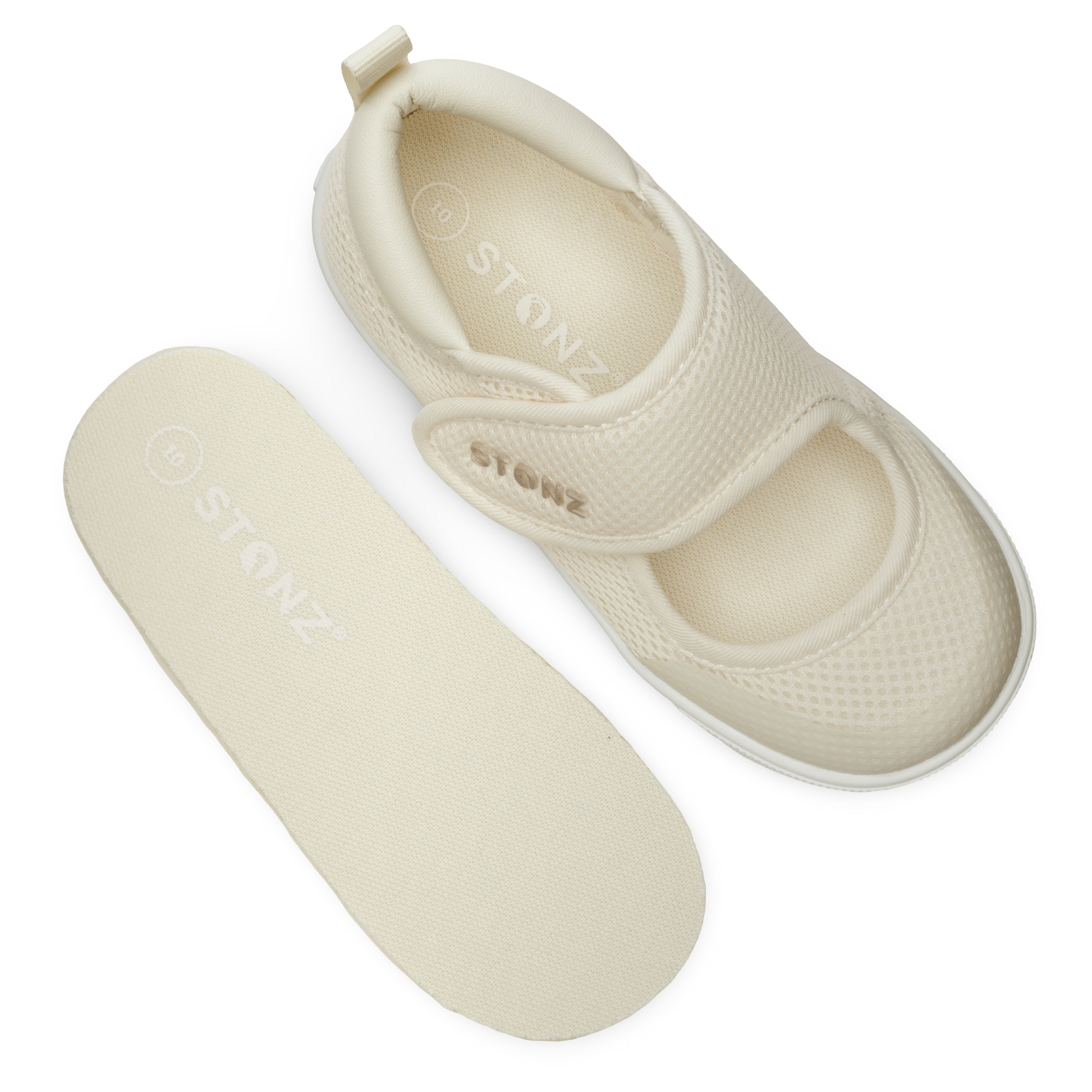 Cruiser Original Mary Jane Shoes for Toddlers - Stonz alt::Ivory