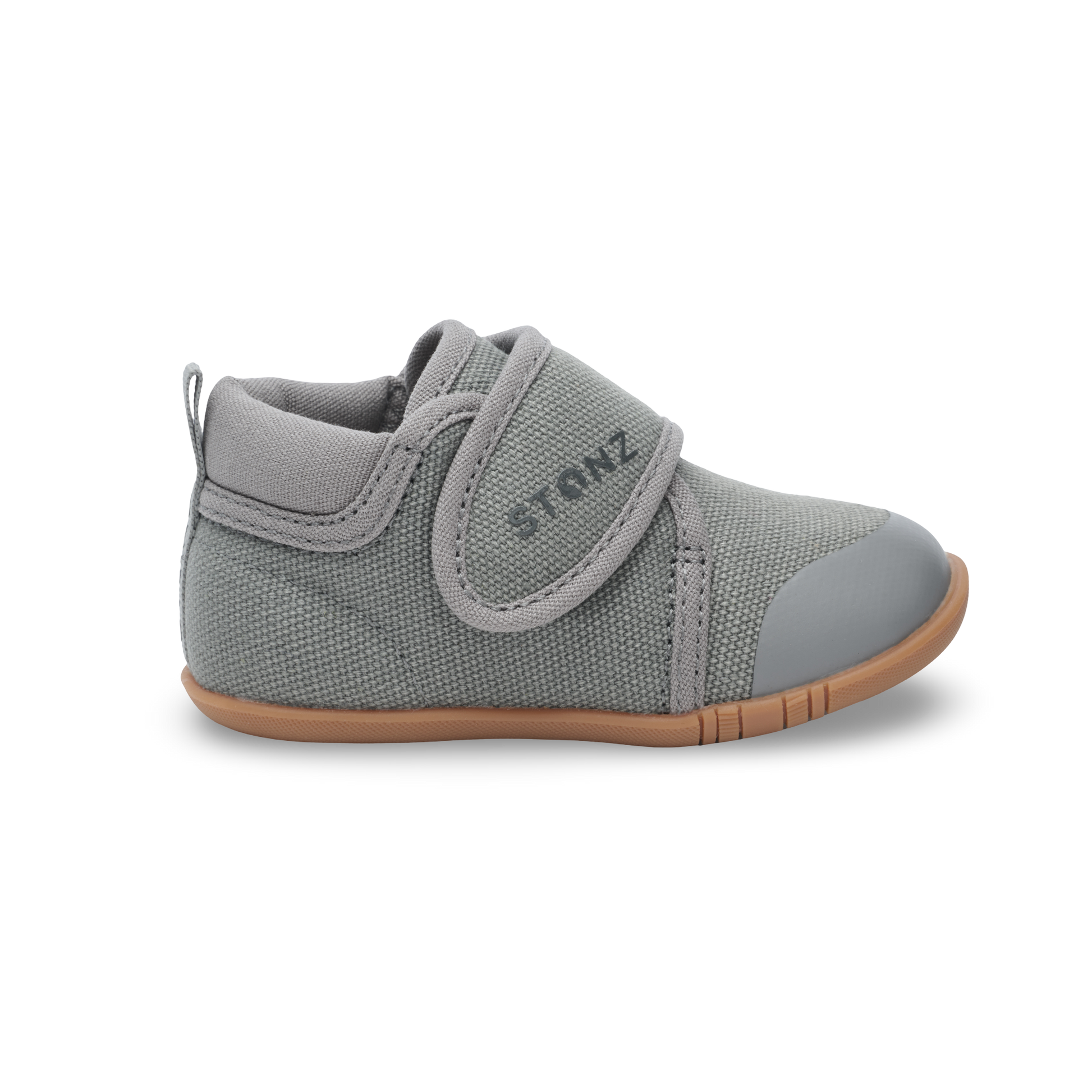 Cruiser Natural Shoes for Babies - Stonz alt::Steel
