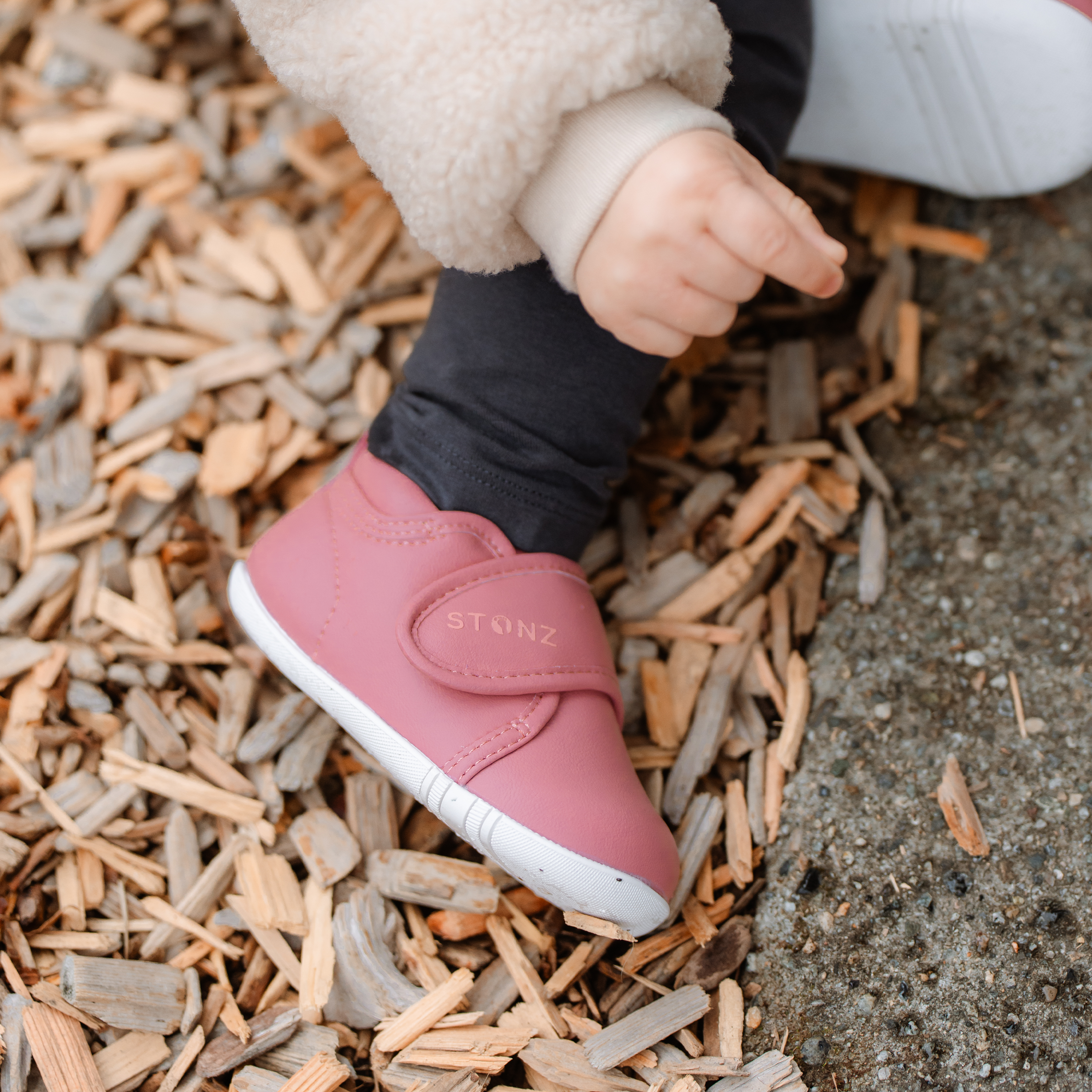 Cruiser Everyday Dressy Shoes for Babies - Stonz alt::Dusty Rose