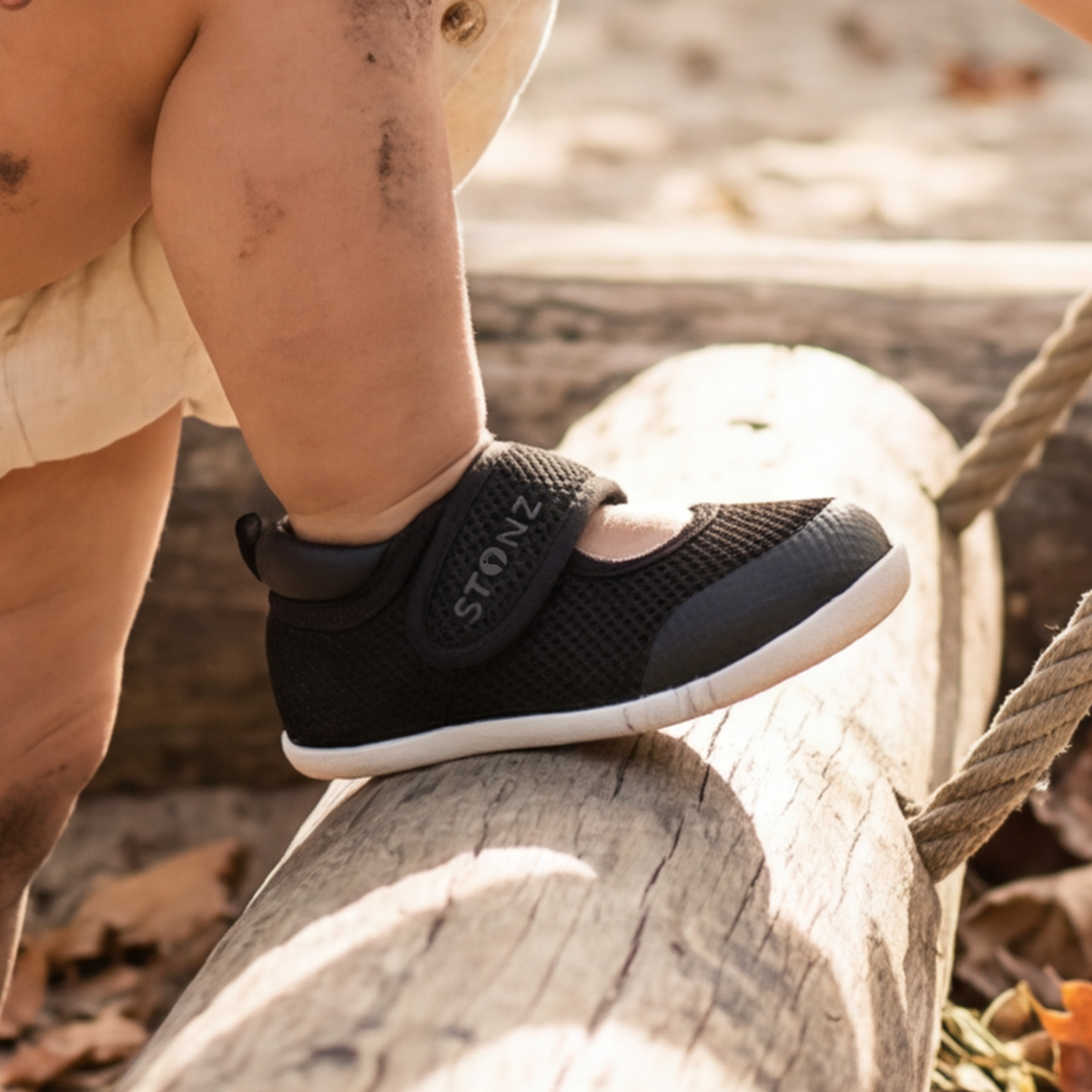 Cruiser Original Mary Jane Shoes for Babies - Stonz alt::Black
