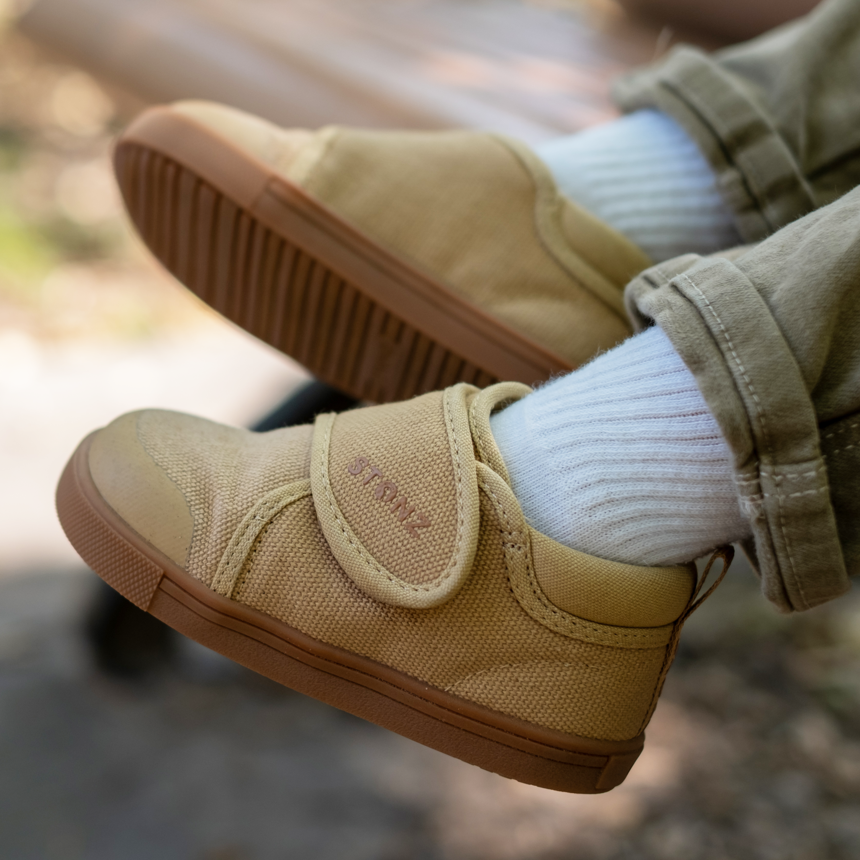 Cruiser Natural Shoes for Toddlers - Stonz alt::Tan