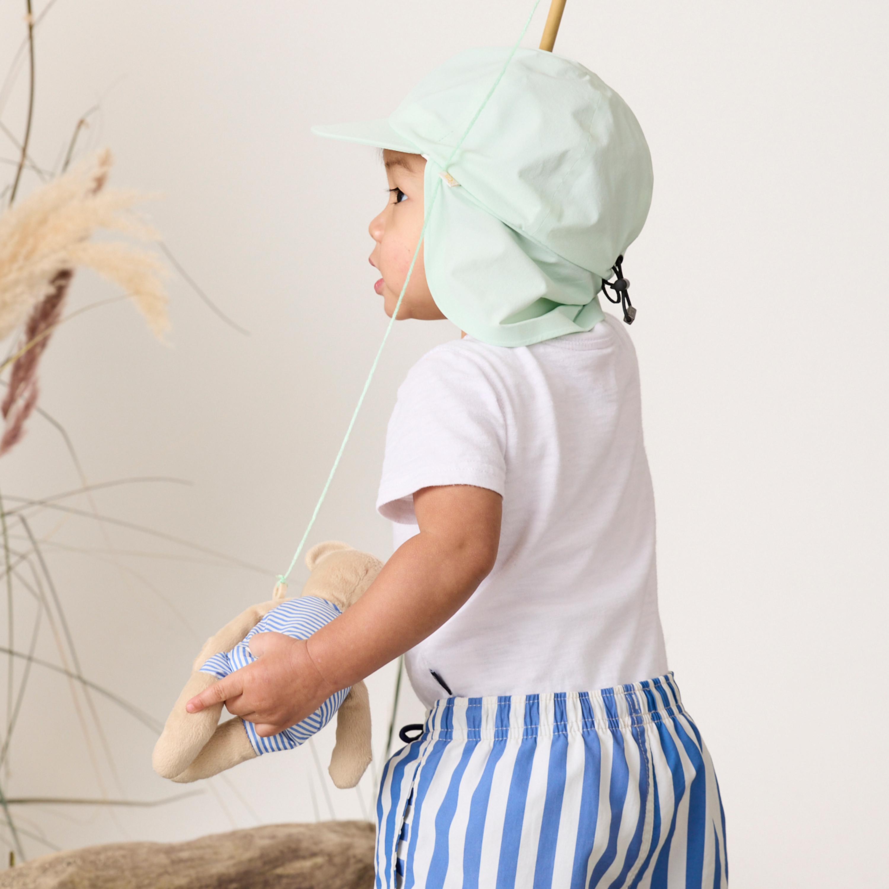 Sun Flap Cap for Babies and Toddlers - Stonz alt::Mint