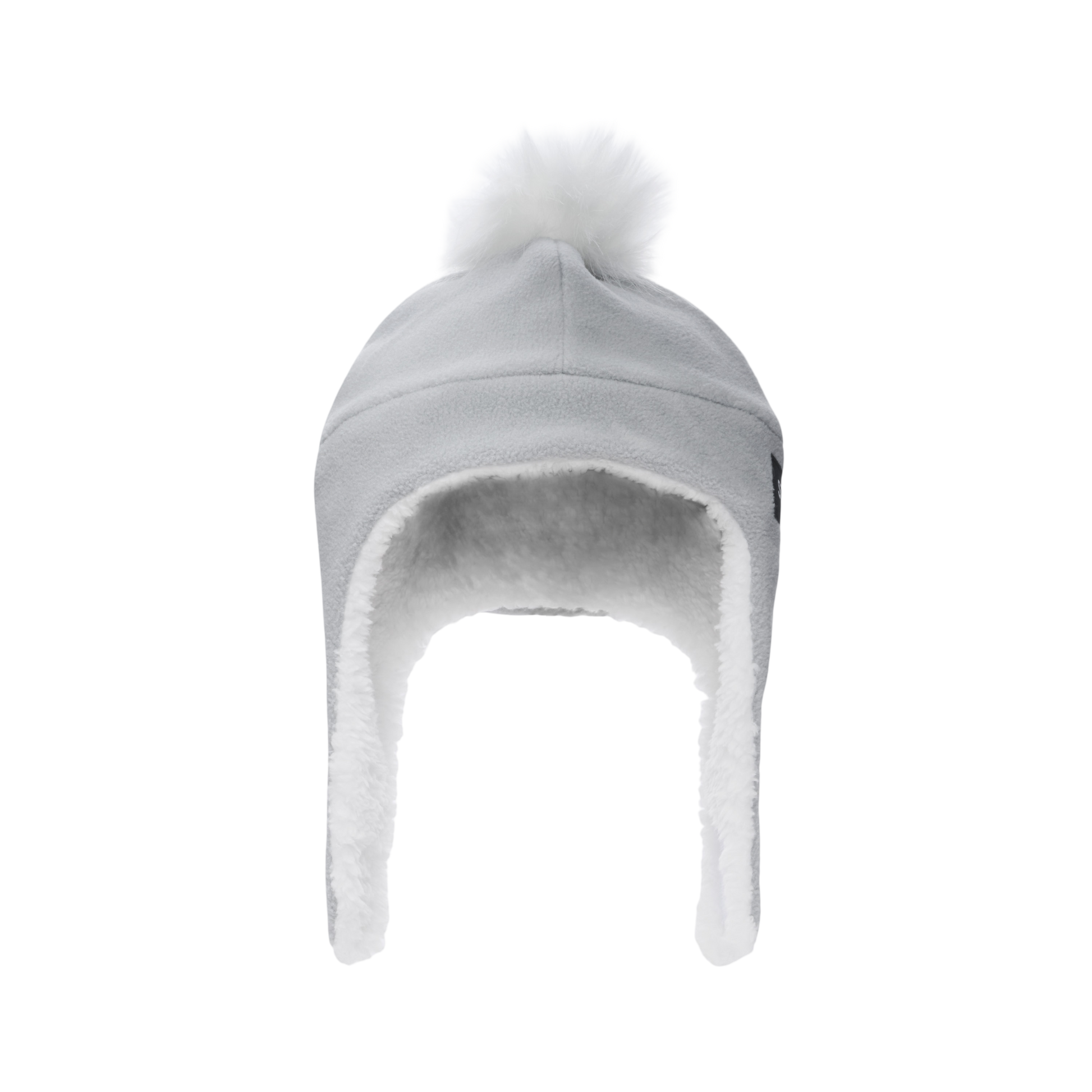 Fleece Hat for Baby and Toddler - Sherpa Lined with Chin Strap - Stonz alt::Grey