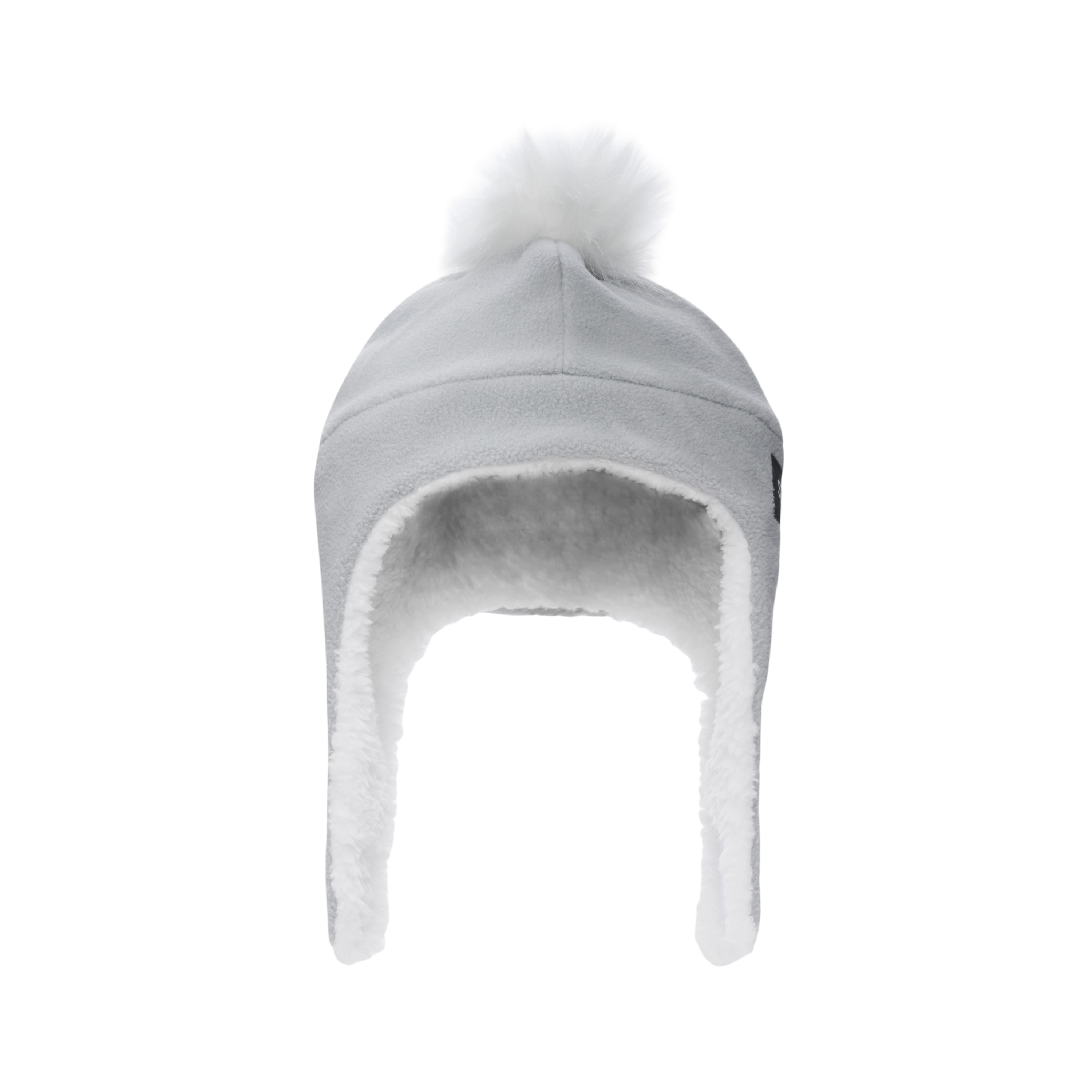 Fleece Hat for Baby and Toddler - Sherpa Lined with Chin Strap - Stonz alt::Grey