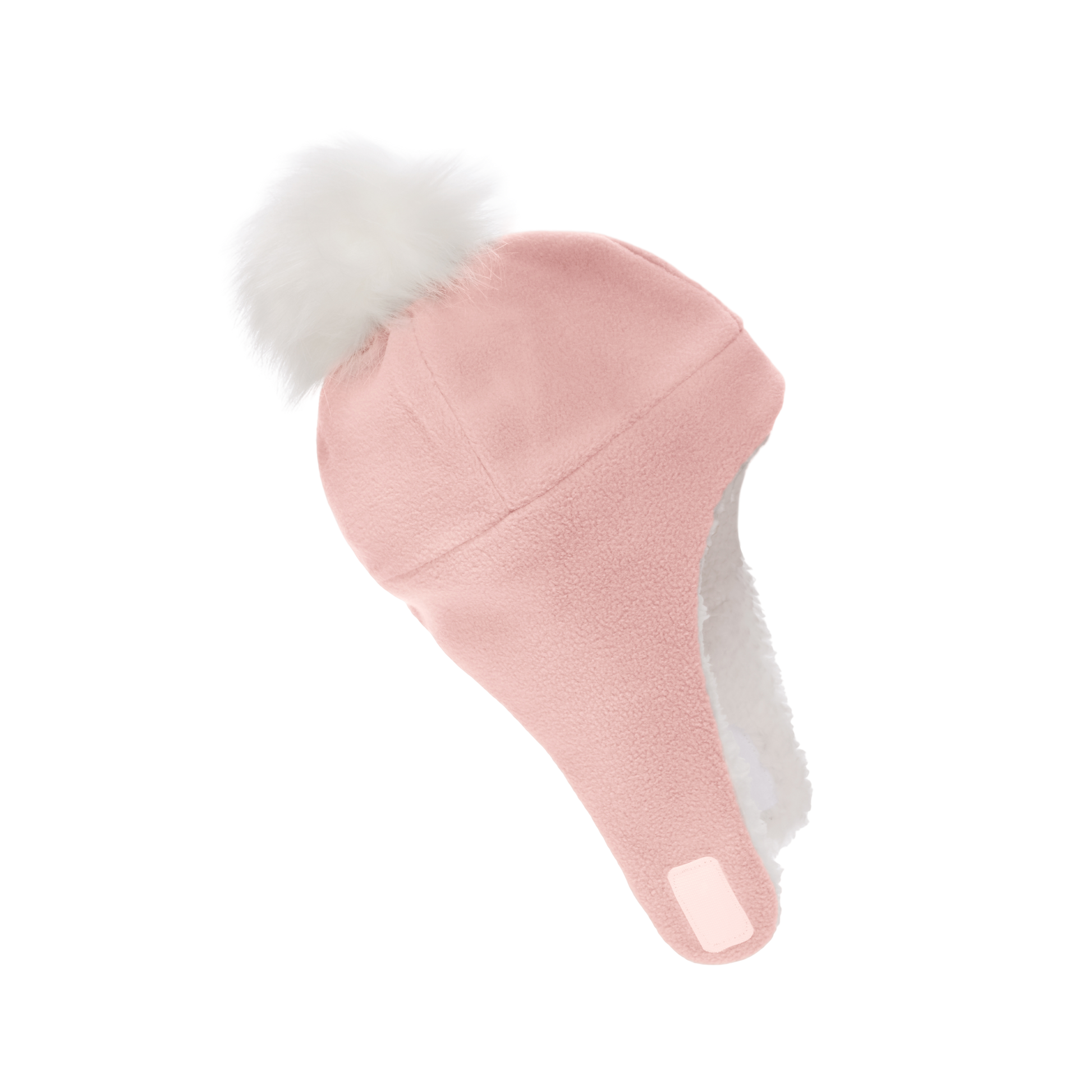 Fleece Hat for Baby and Toddler - Sherpa Lined with Chin Strap - Stonz alt::Haze Pink