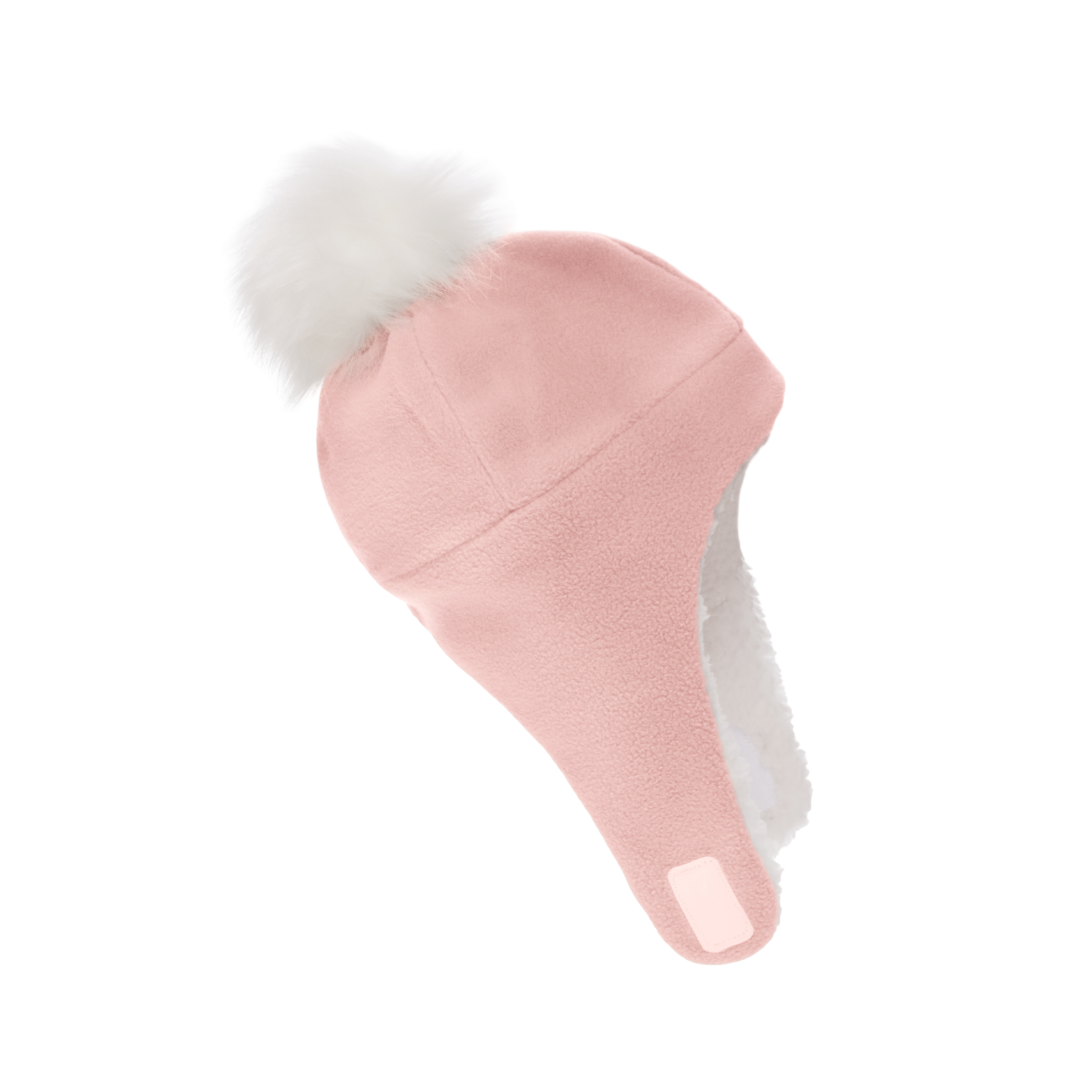 Fleece Hat for Baby and Toddler - Sherpa Lined with Chin Strap - Stonz alt::Haze Pink