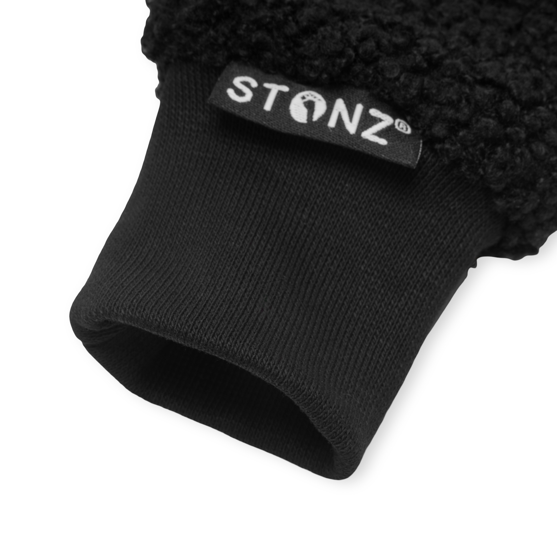 Fleece Mitts for Babies– Soft, Cozy, and Breathable Baby Mittens - Stonz alt::Black