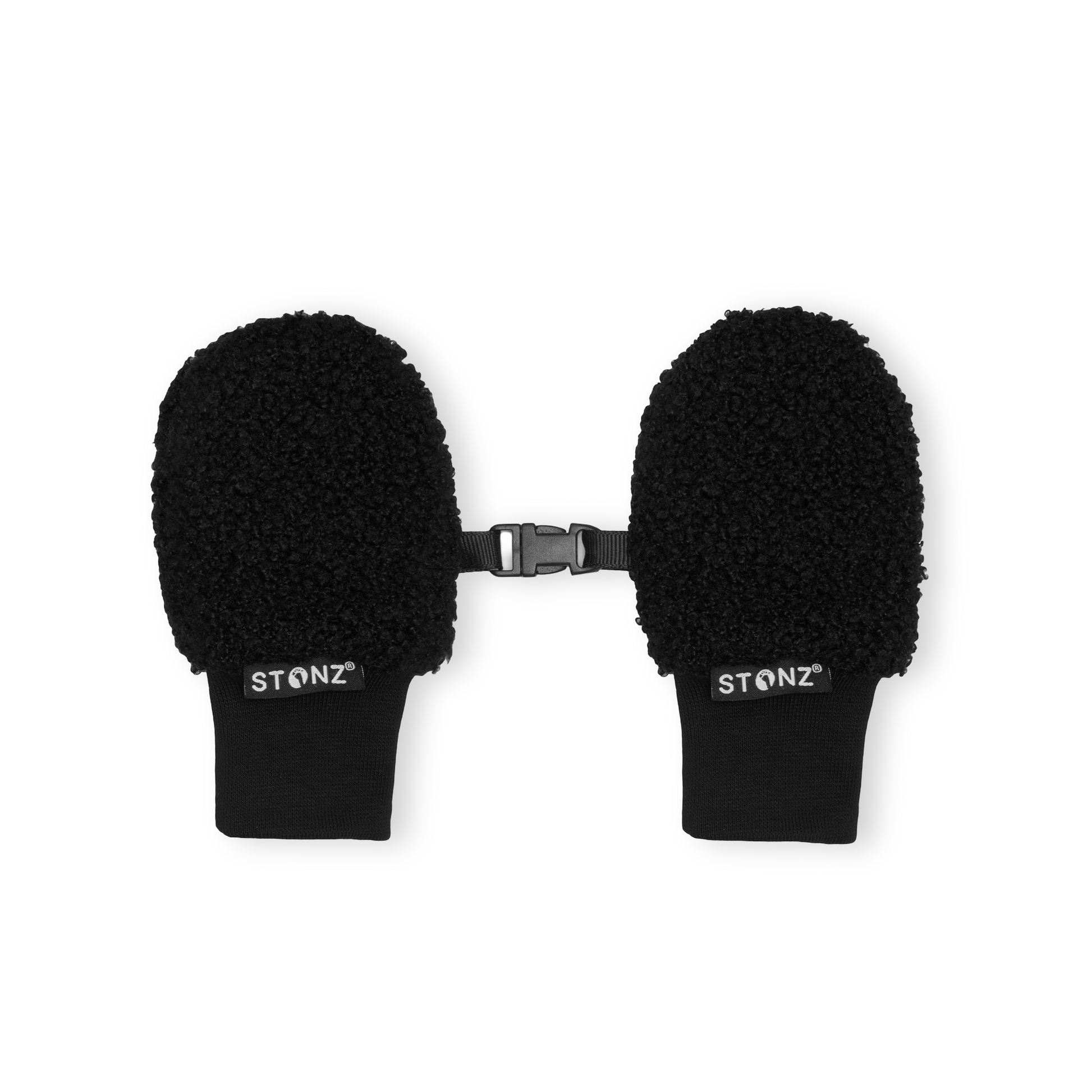 Fleece Mitts for Babies– Soft, Cozy, and Breathable Baby Mittens - Stonz alt::Black