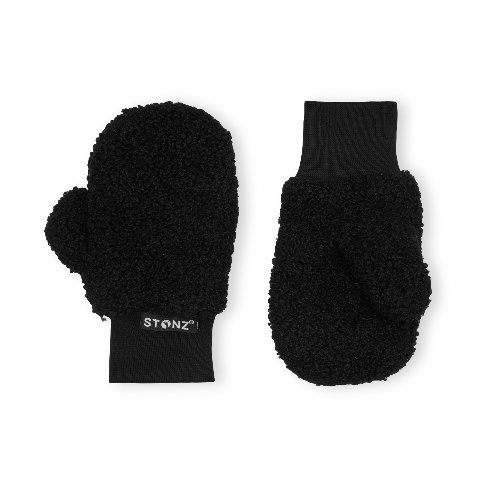 Fleece Mitts for Kids - Soft, Cozy and Breathable - Stonz alt::Black