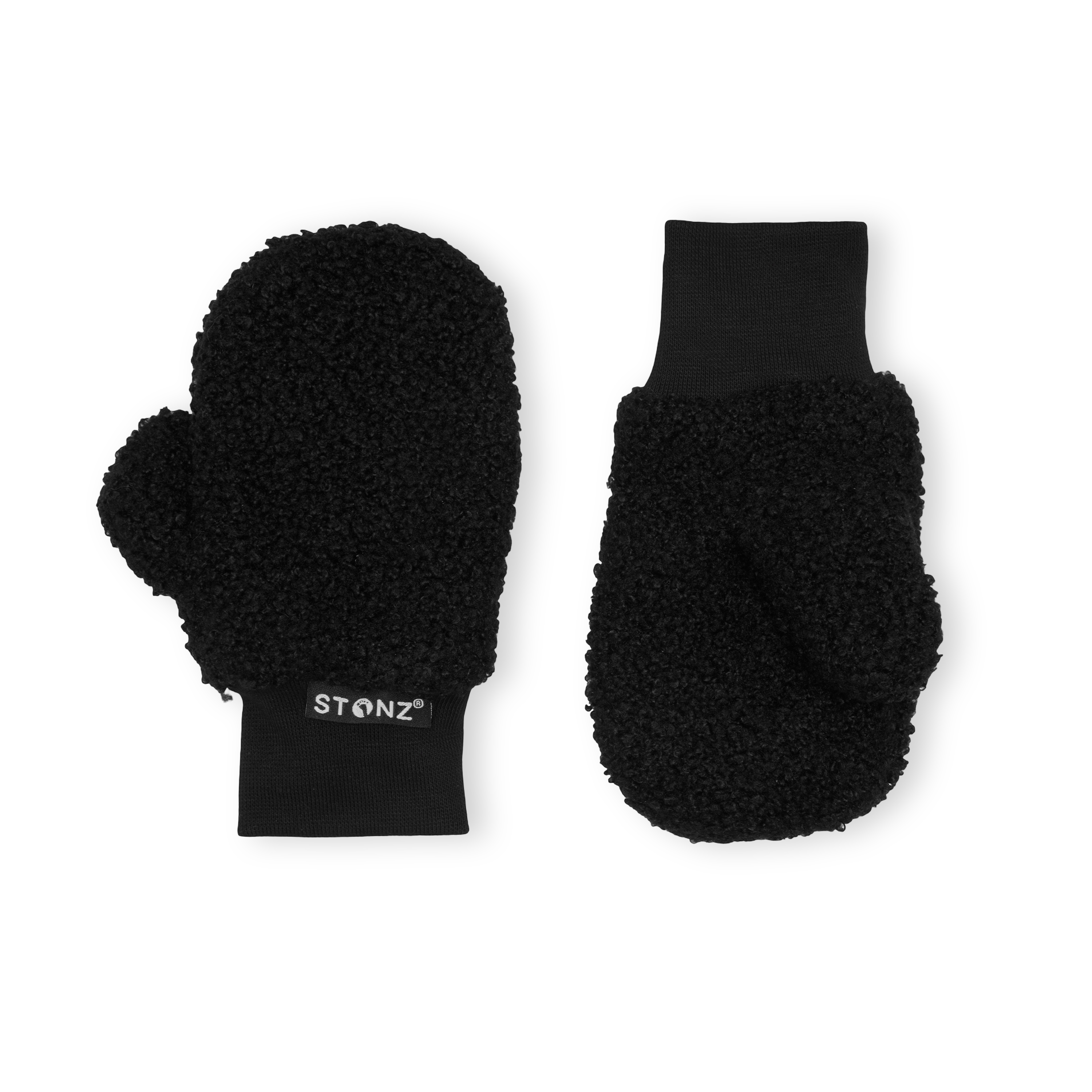 Fleece Mitts for Kids - Soft, Cozy and Breathable - Stonz alt::Black