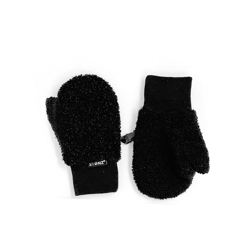 Fleece Mitts for Kids - Soft, Cozy and Breathable - Stonz alt::Black