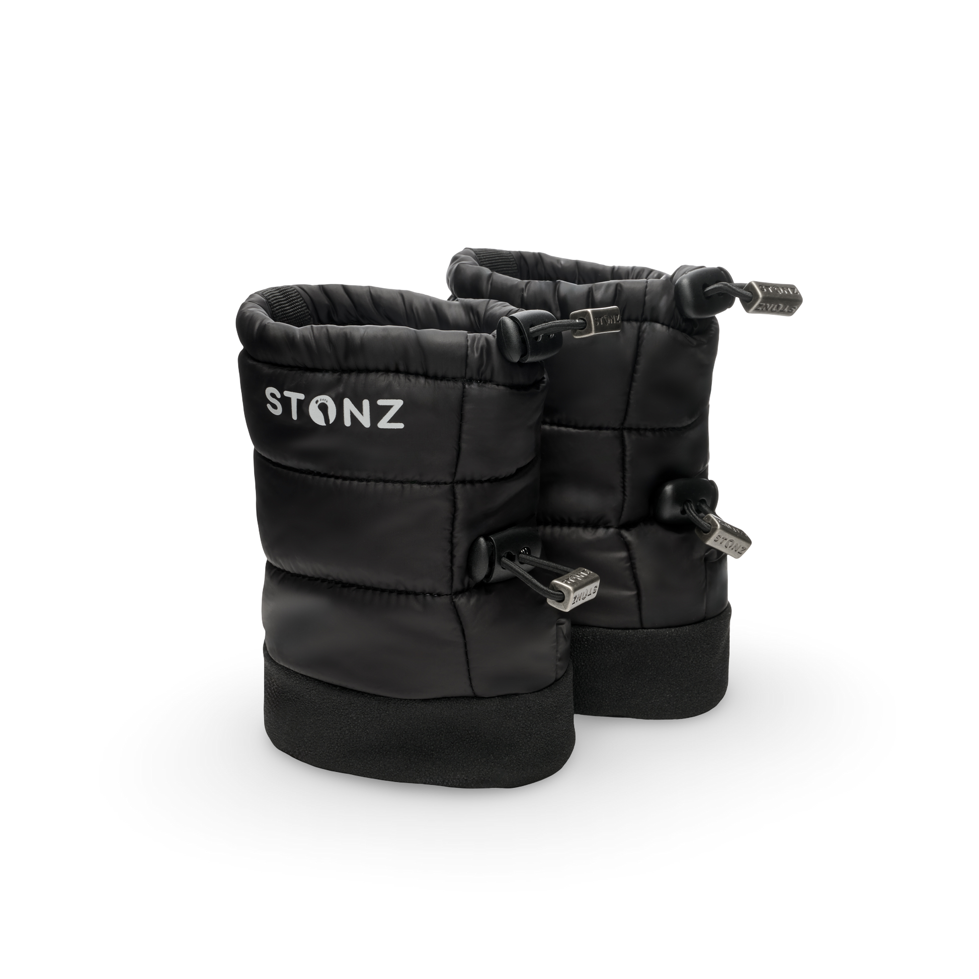 Puffer Bootie Baby – Insulated, Water-Resistant Baby Booties - Stonz alt::Black