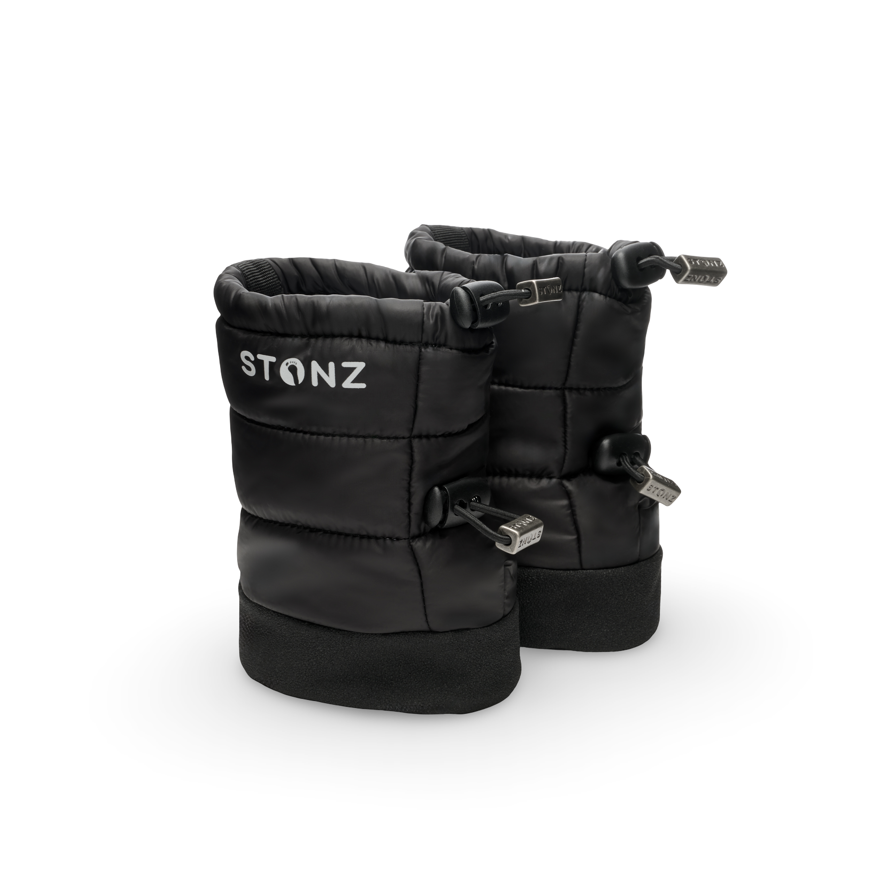 Puffer Bootie Baby – Insulated, Water-Resistant Baby Booties - Stonz alt::Black