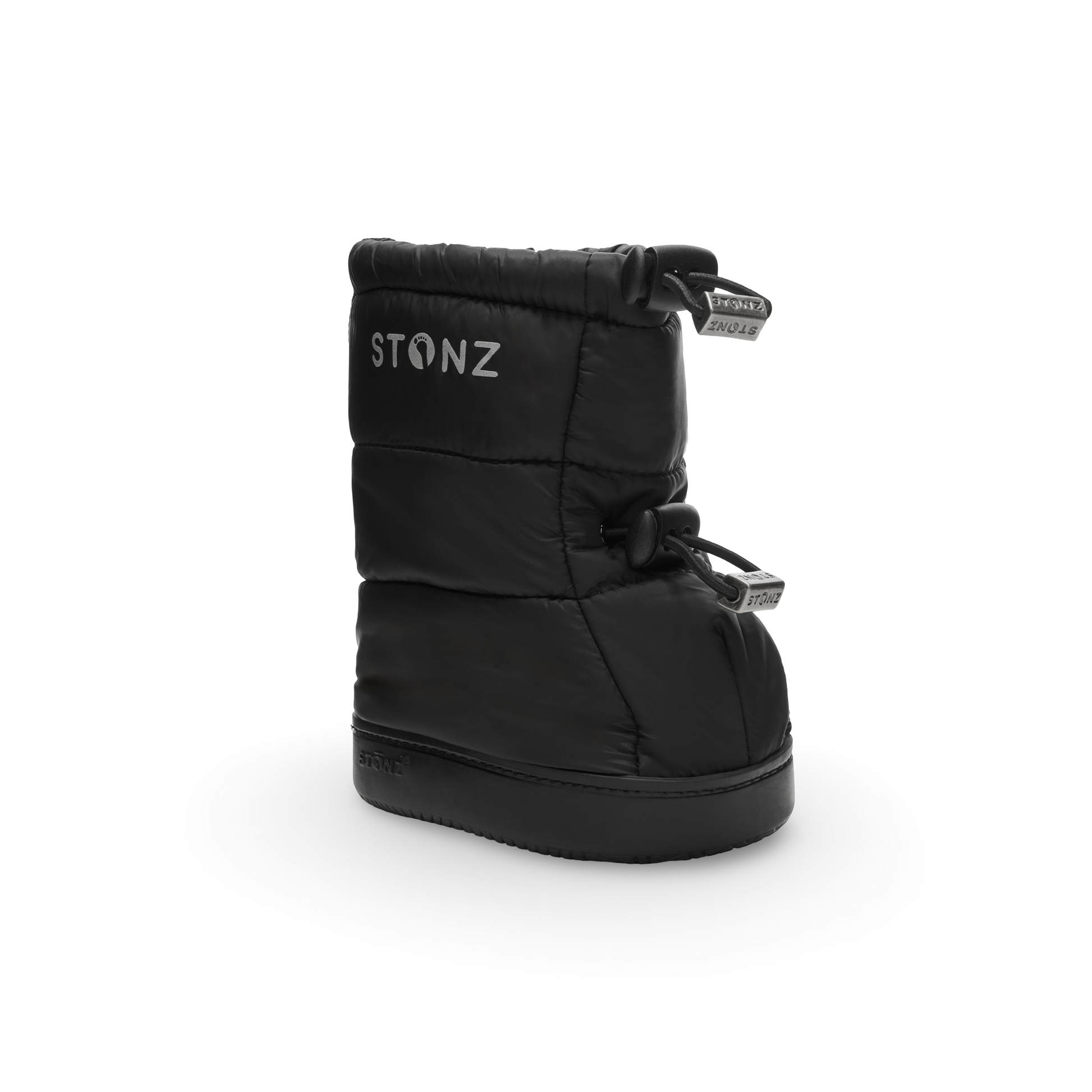 Puffer Bootie Toddler – Insulated, Water-Resistant Cold Weather Booties - Stonz alt::Black