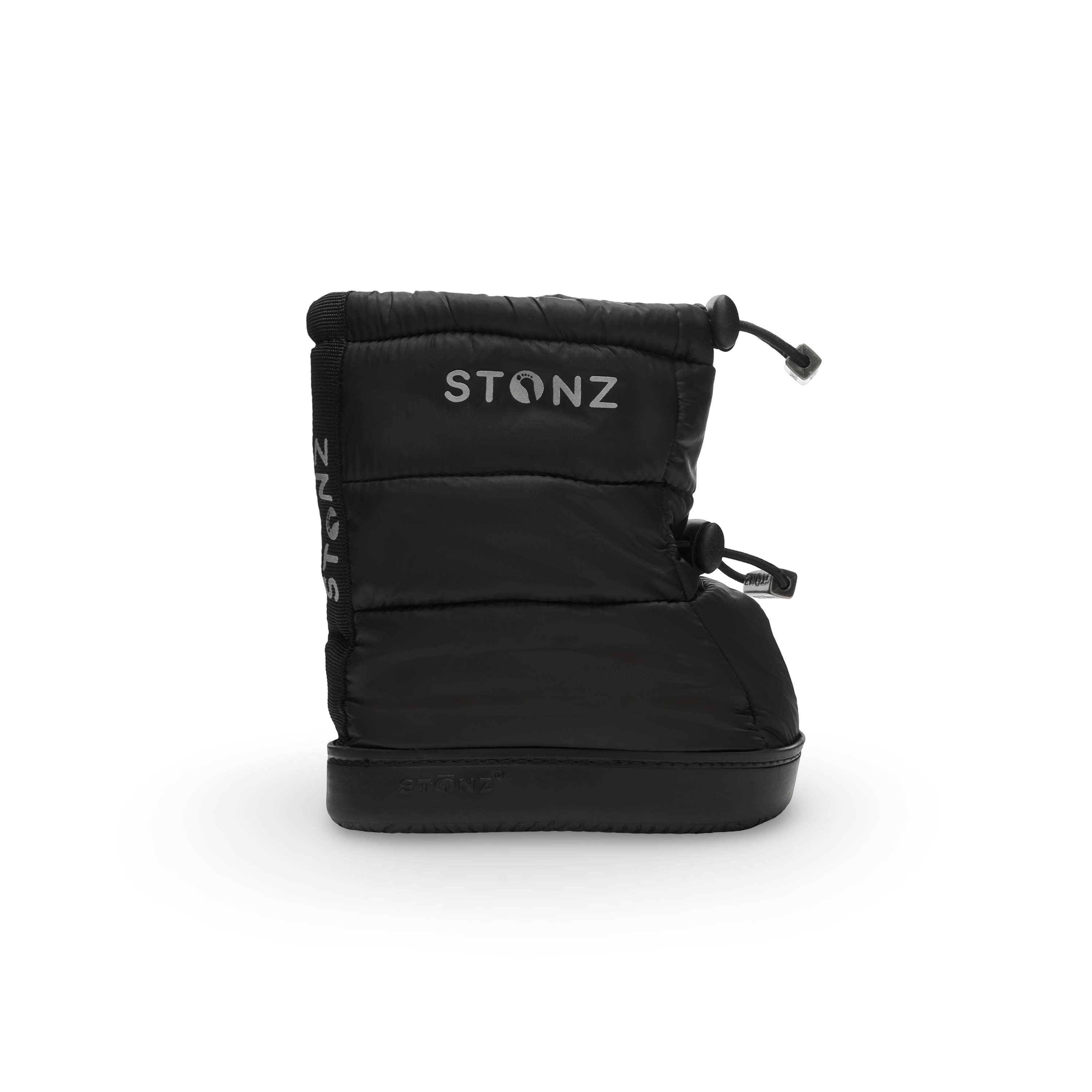 Puffer Bootie Toddler – Insulated, Water-Resistant Cold Weather Booties - Stonz alt::Black