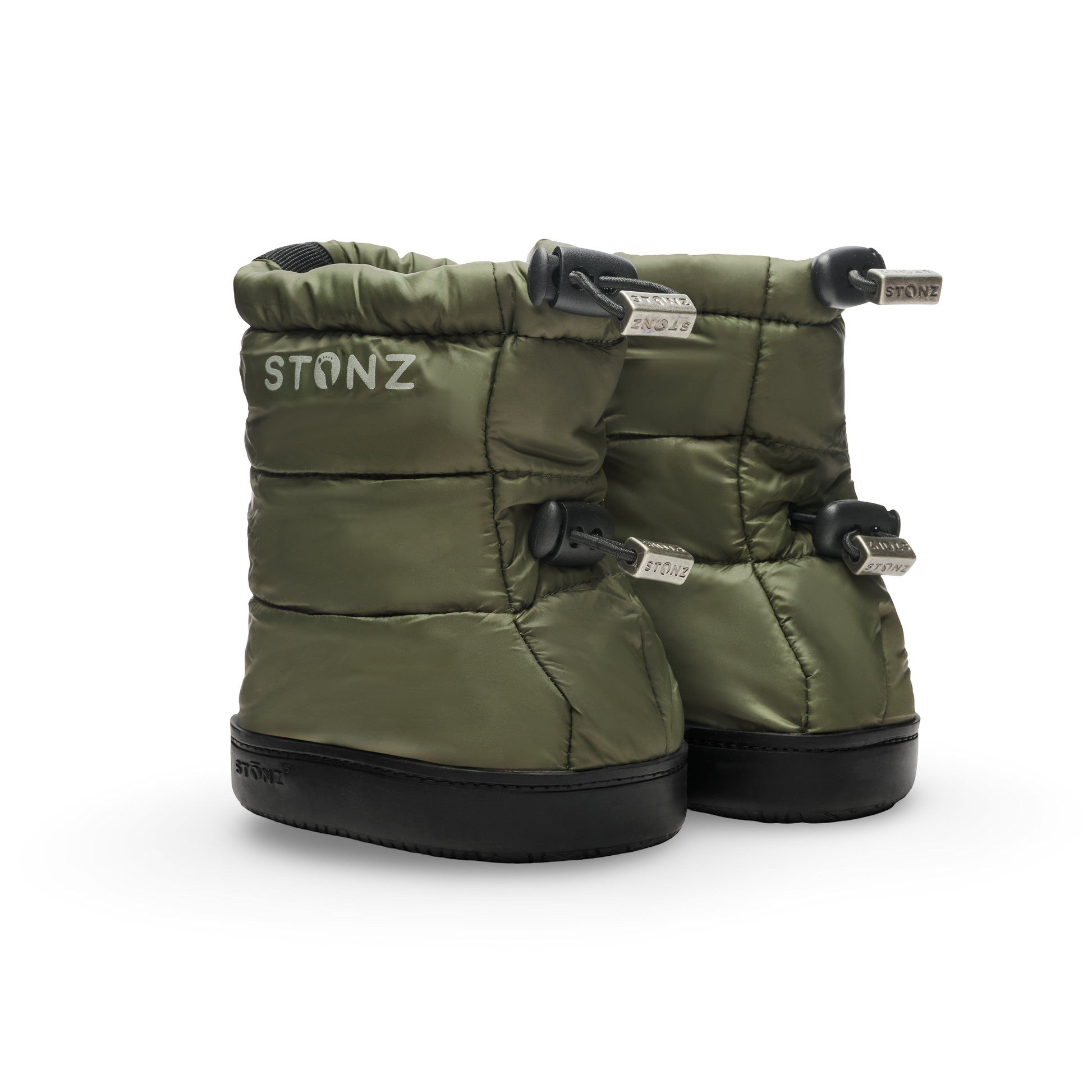 Puffer Bootie Toddler – Insulated, Water-Resistant Cold Weather Booties - Stonz alt::Cypress