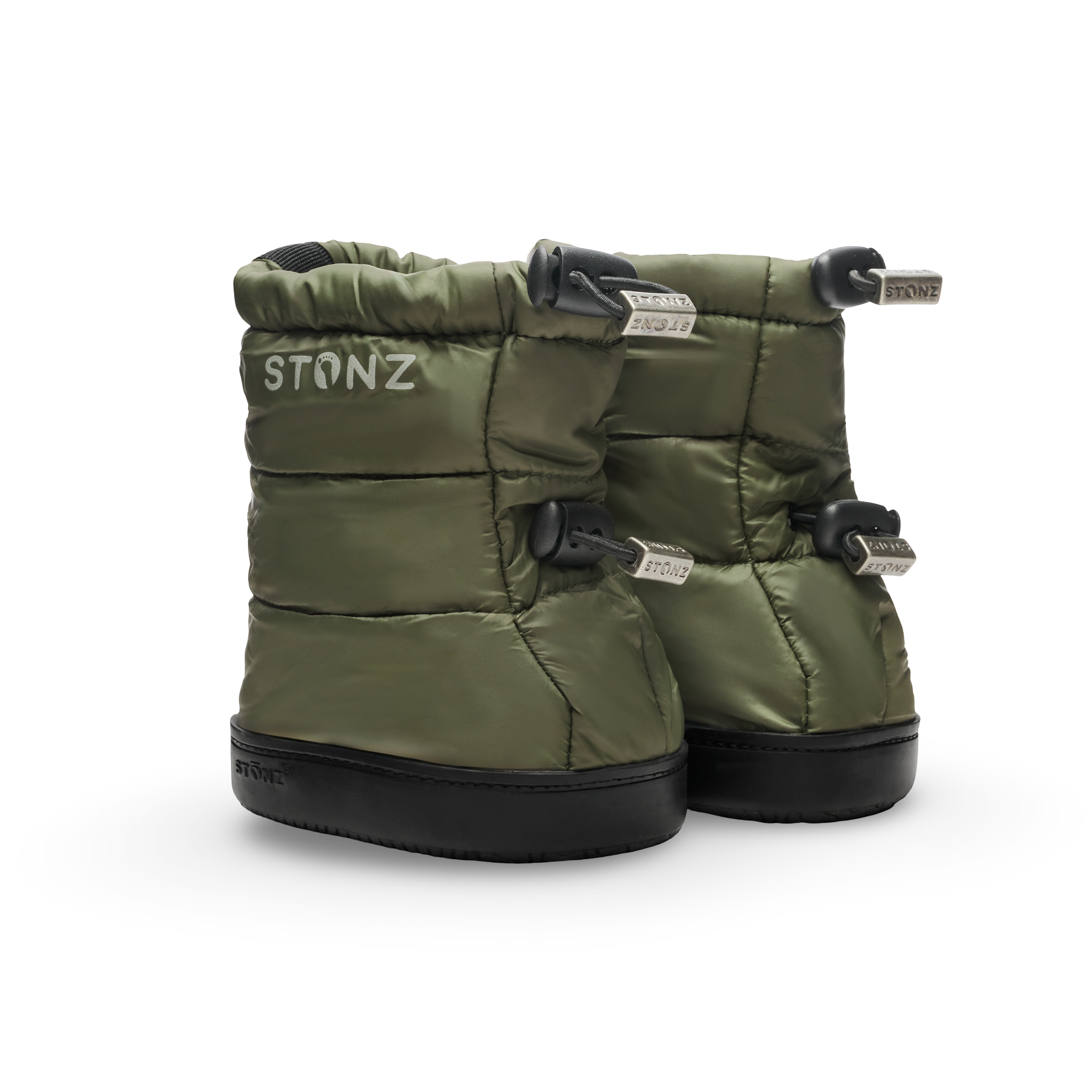 Puffer Bootie Toddler – Insulated, Water-Resistant Cold Weather Booties - Stonz alt::Cypress