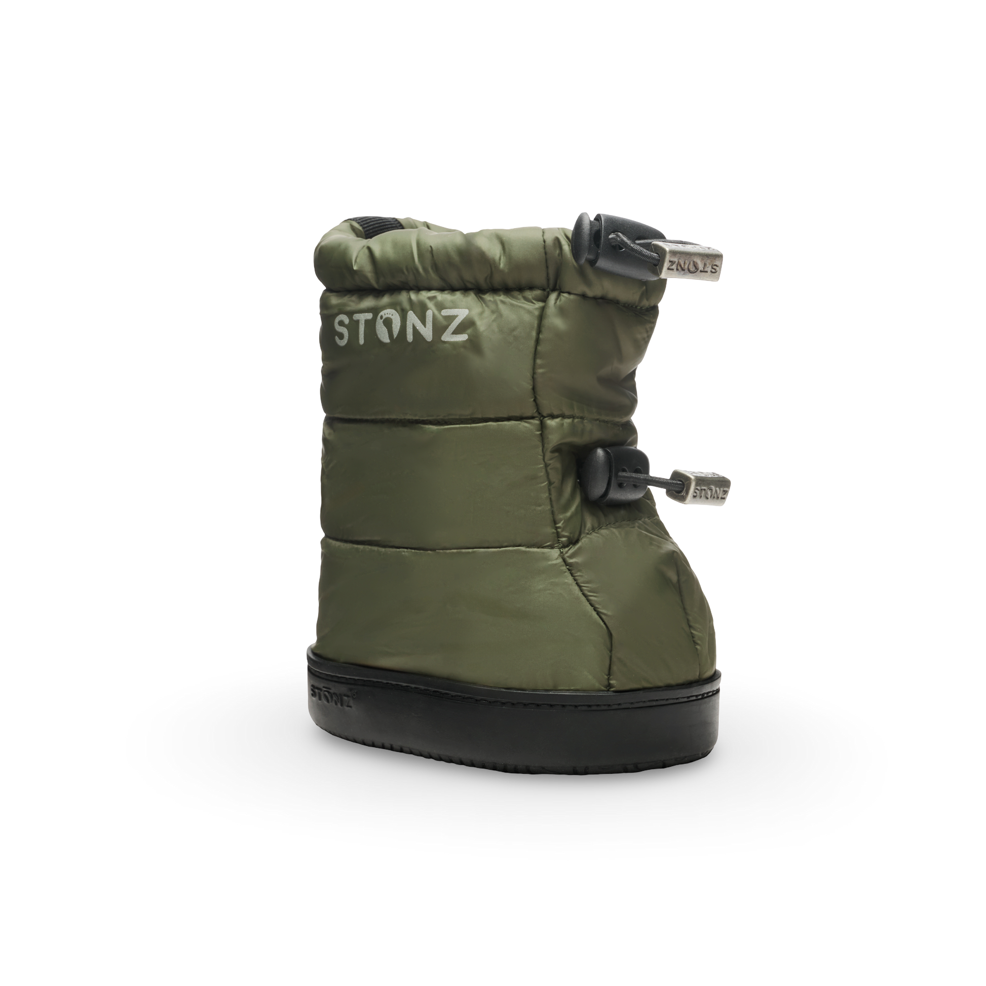 Puffer Bootie Toddler – Insulated, Water-Resistant Cold Weather Booties - Stonz alt::Cypress